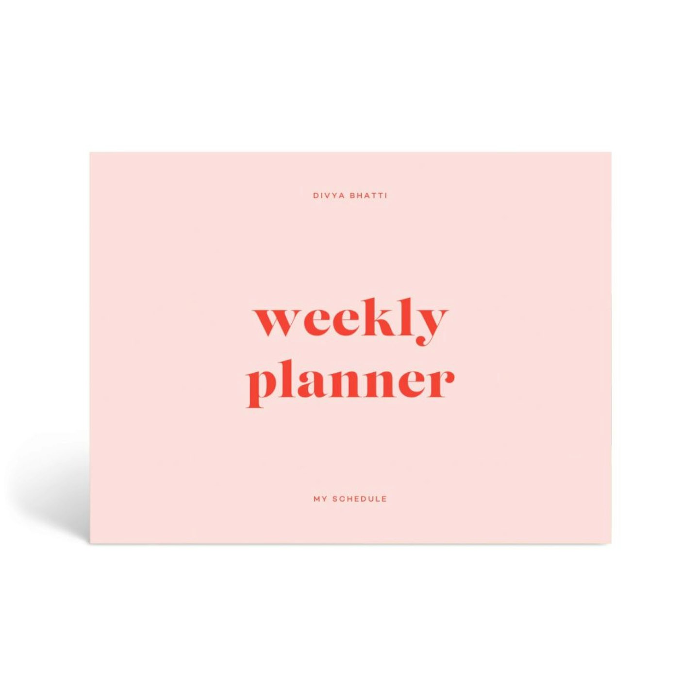 Papier Joy Weekly Desk Planner