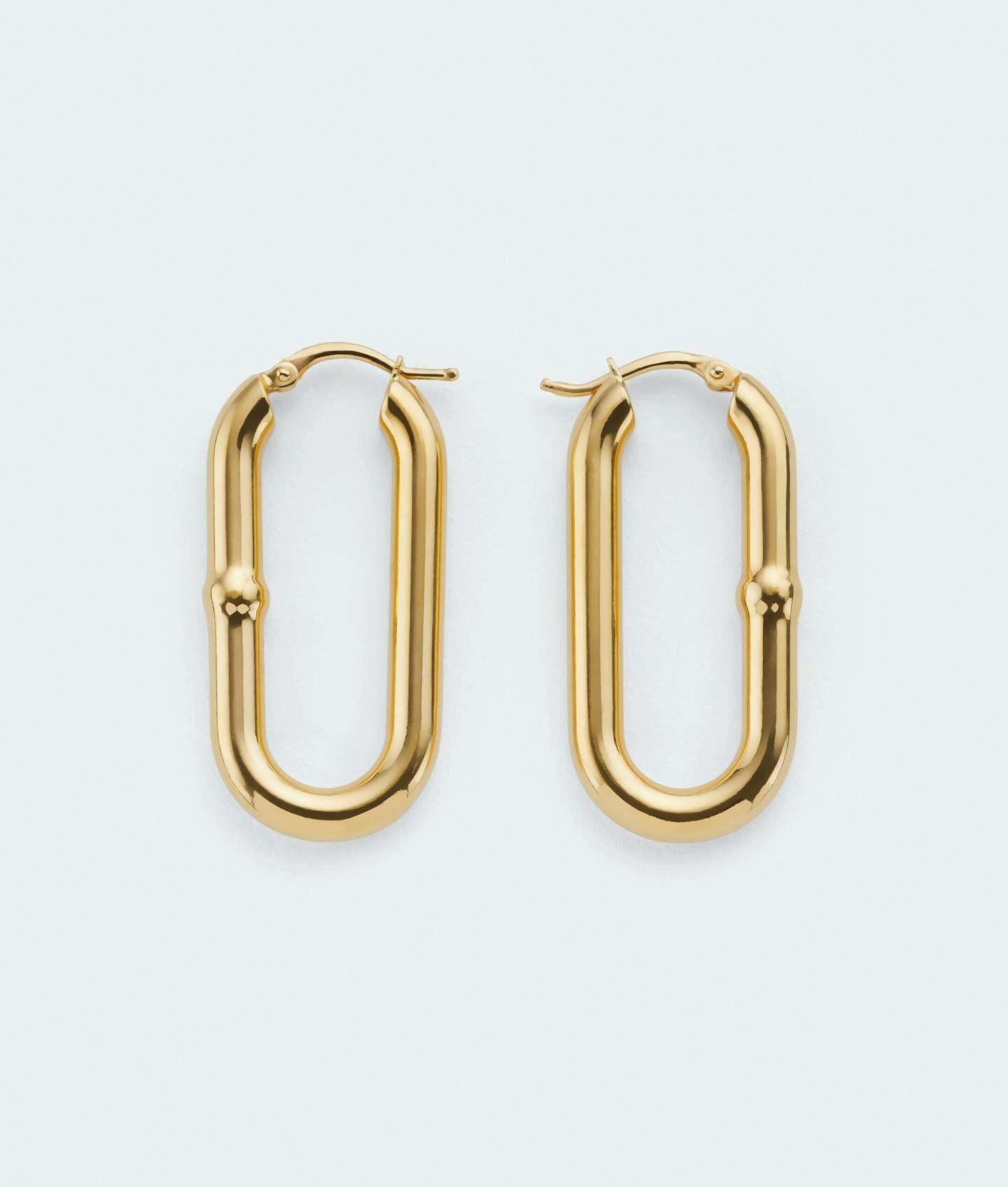 Bottega Veneta, Chain Hoop Earrings