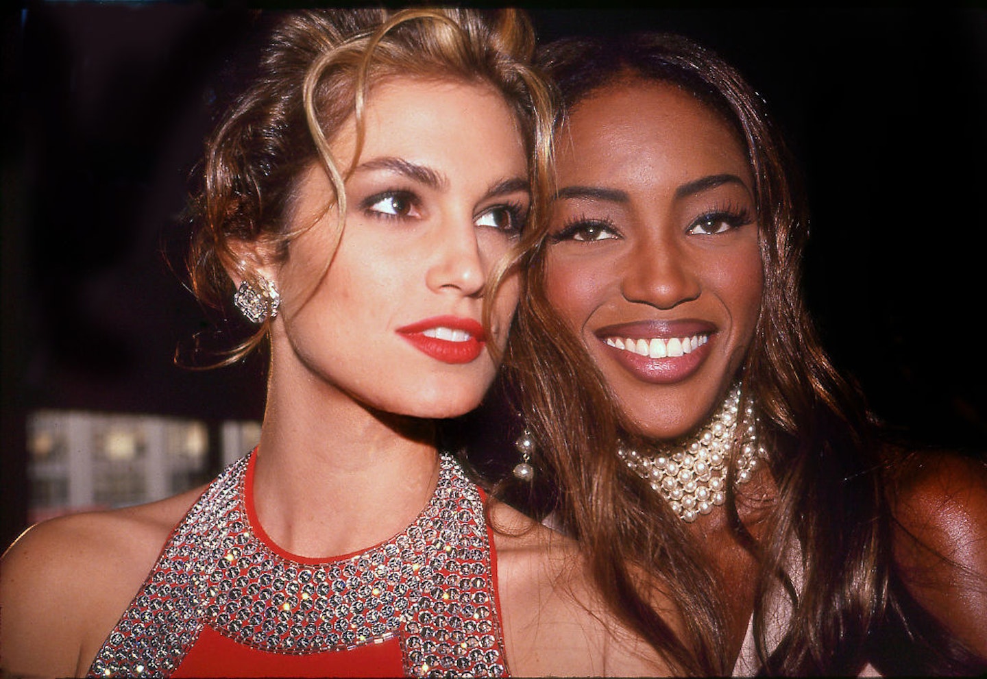 Cindy Crawford and Naomi Campbell