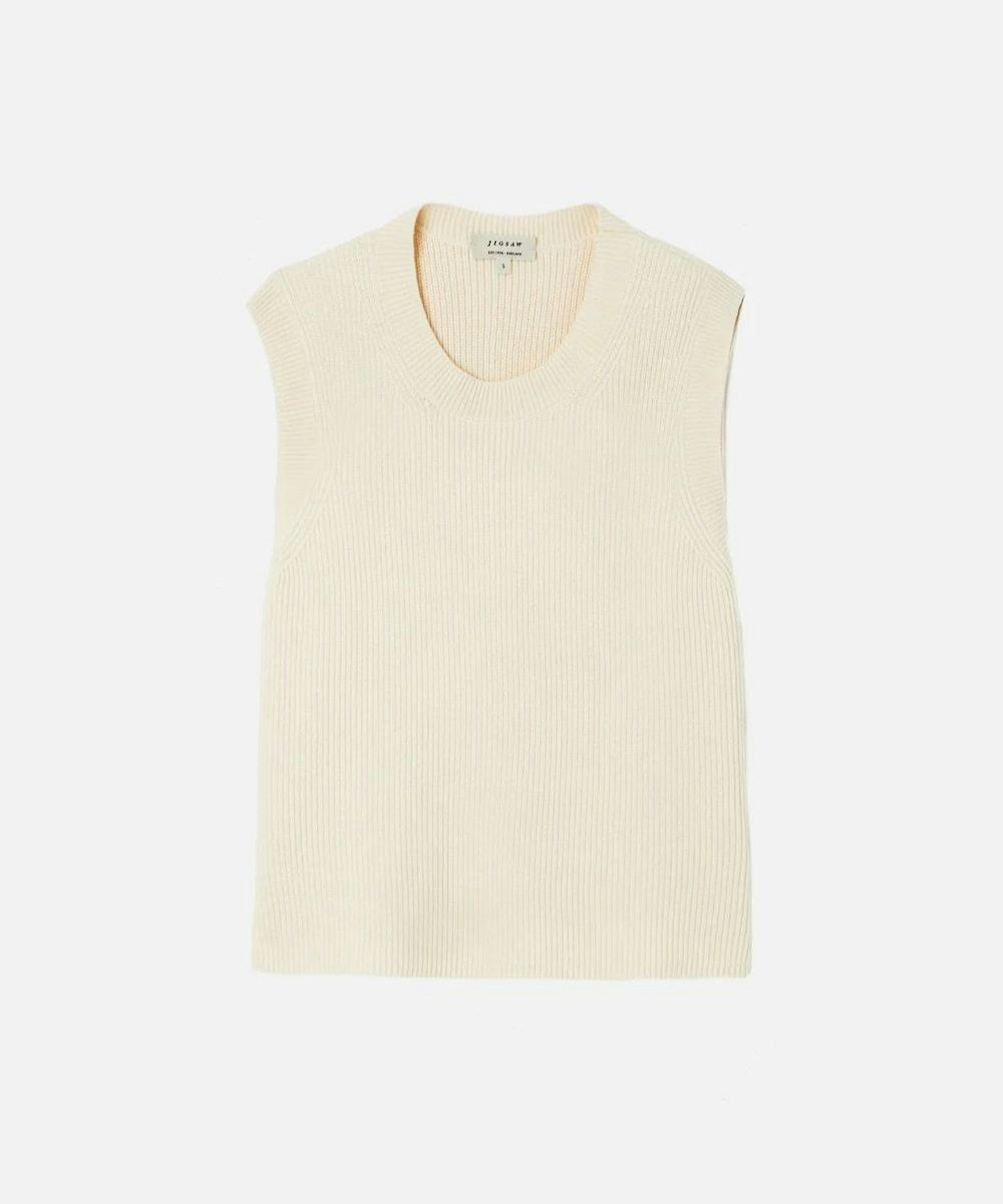 Cotton Blend Crew Tank, Jigsaw