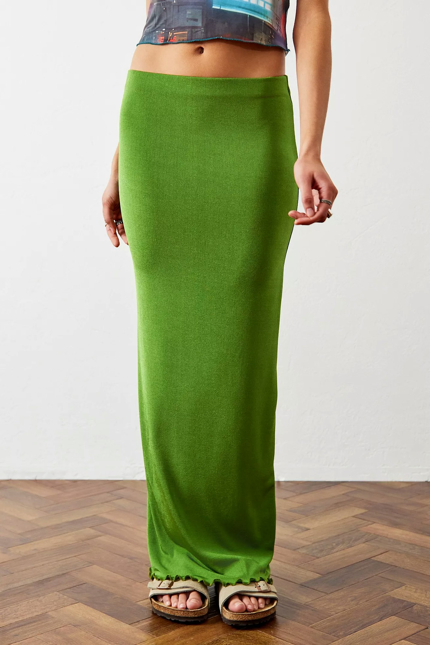 Urban Outfitter, Green Maxi Skirt