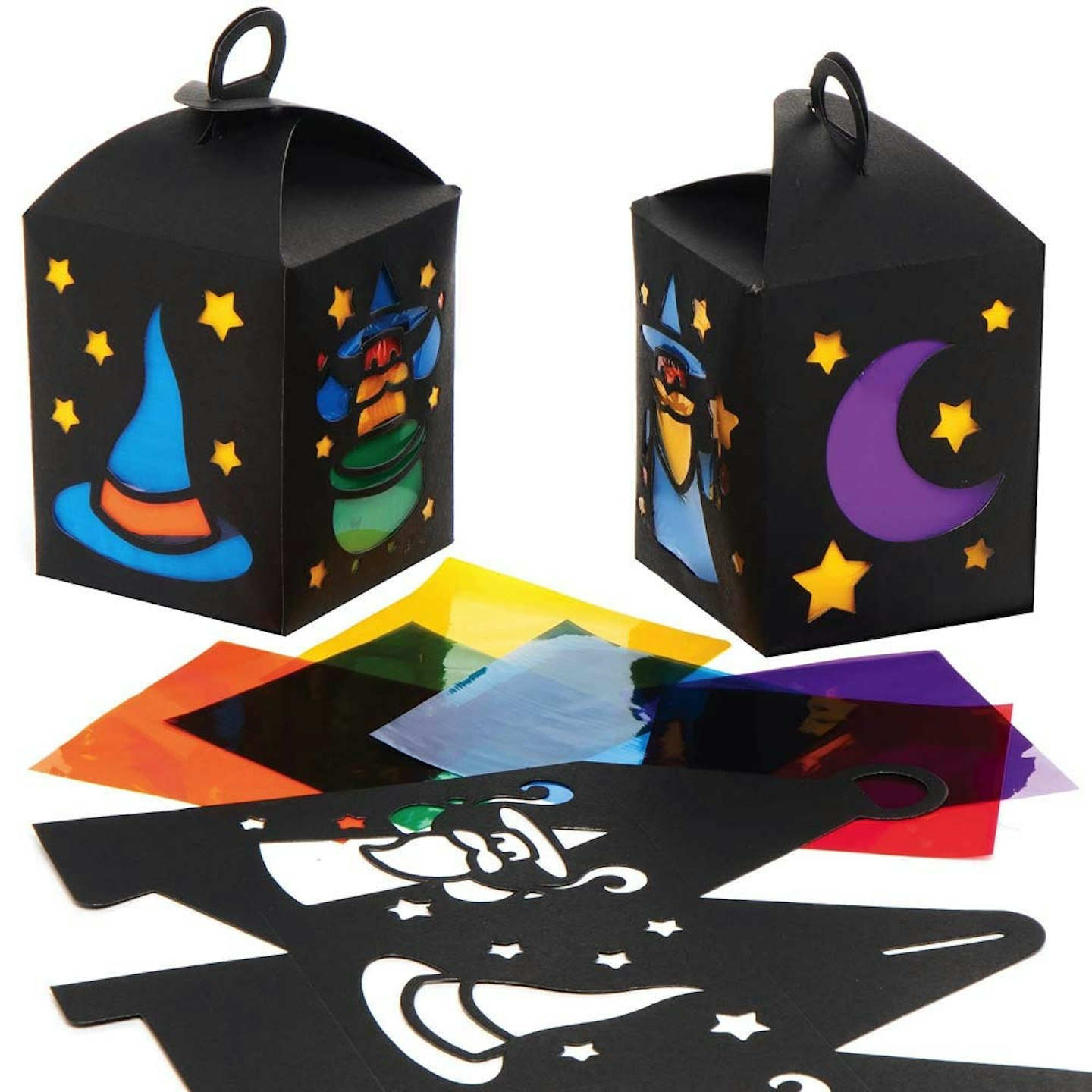 Baker Ross AX203 Halloween Wizard Lantern Kits