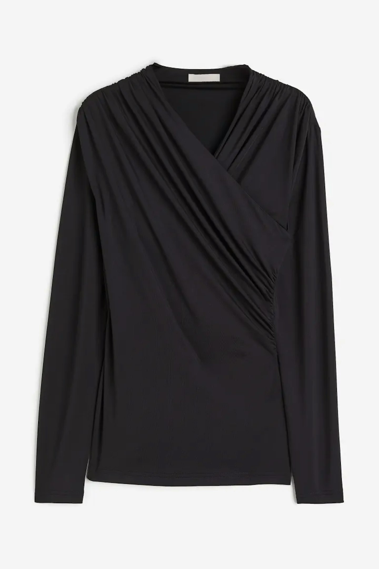 H&M's £12.99 Jersey Wrap Top Is The Answer To A Chic Autumn