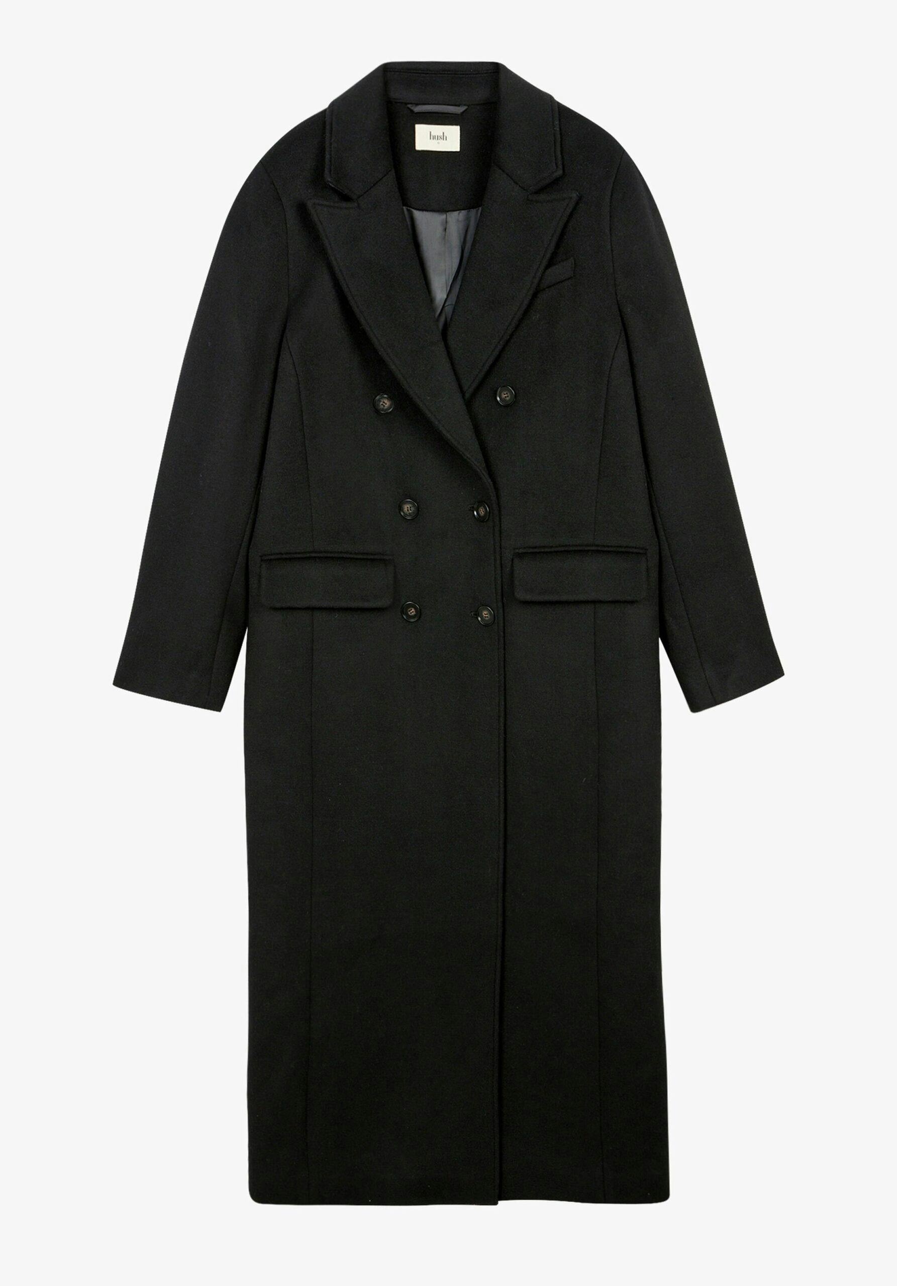 Basic black clearance coat