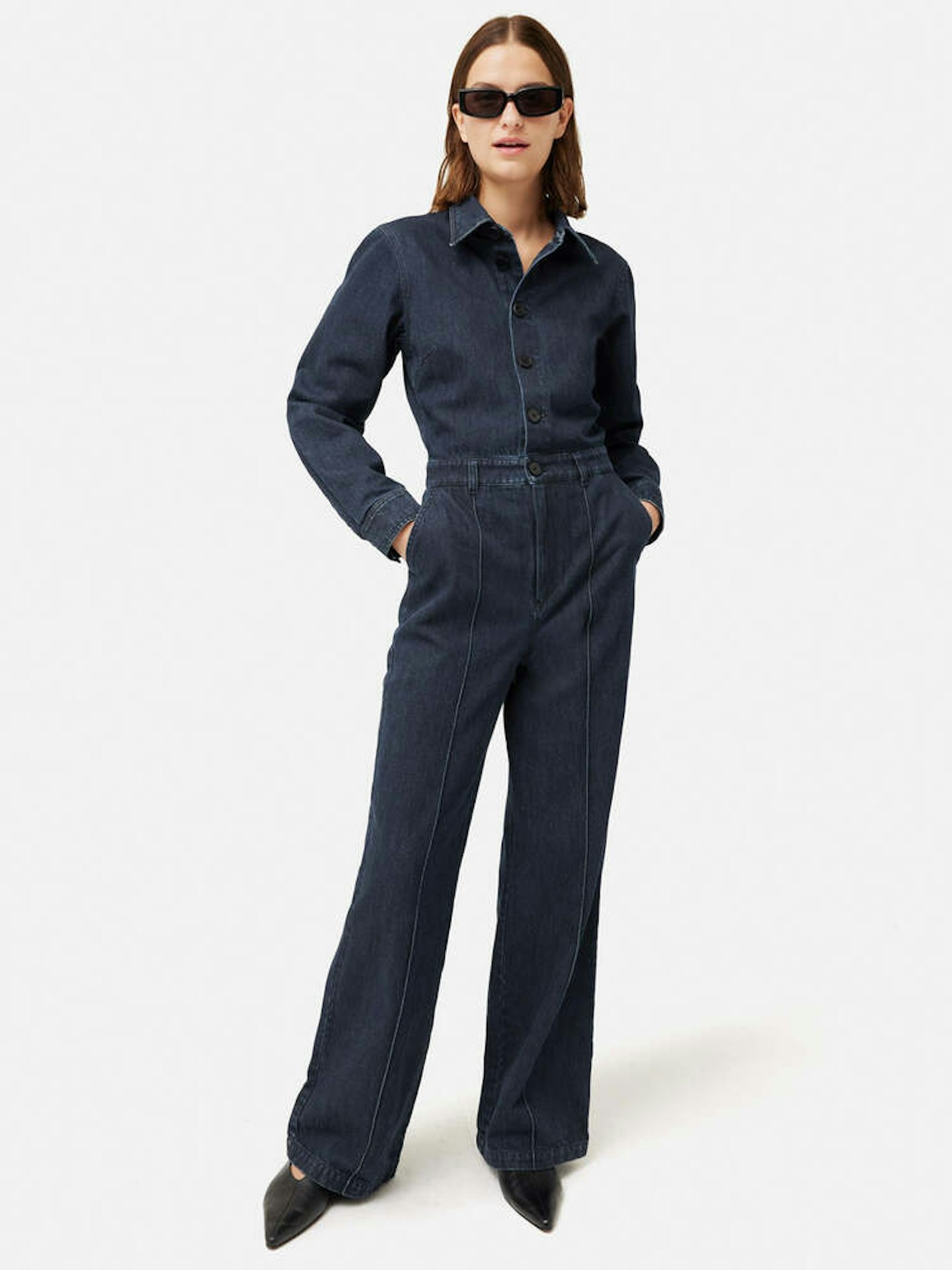 Jigsaw, Tailored Denim Jumpsuit