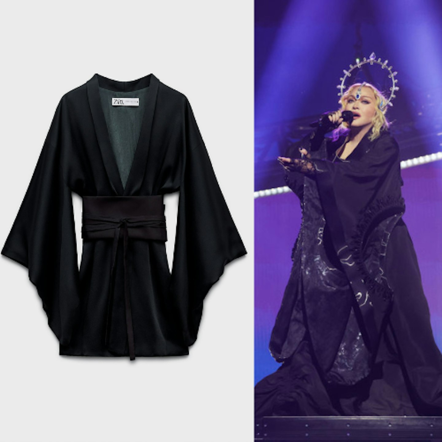 Zara Corset Kimono Dress