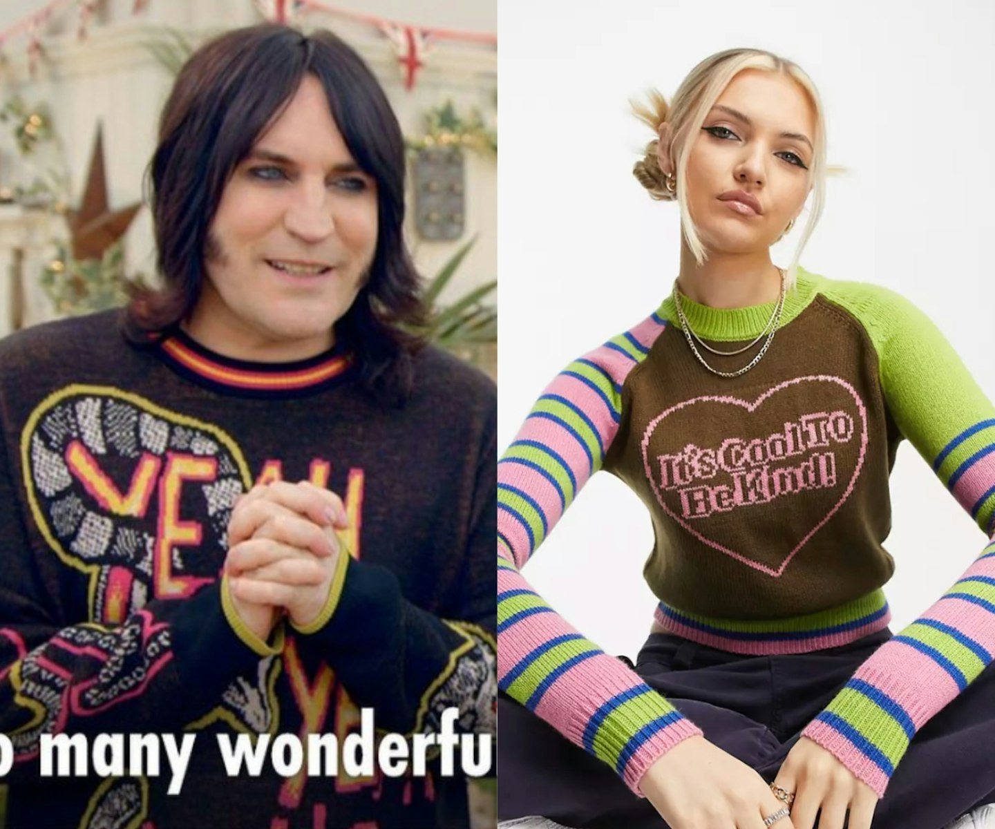 Episode 1 Dupe: Noel's Yeah Yeah Yeahs Jumper