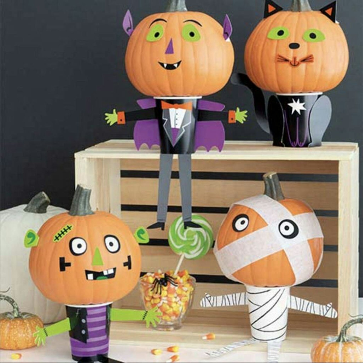 Halloween Mini Pumpkin Decorating Craft Kit