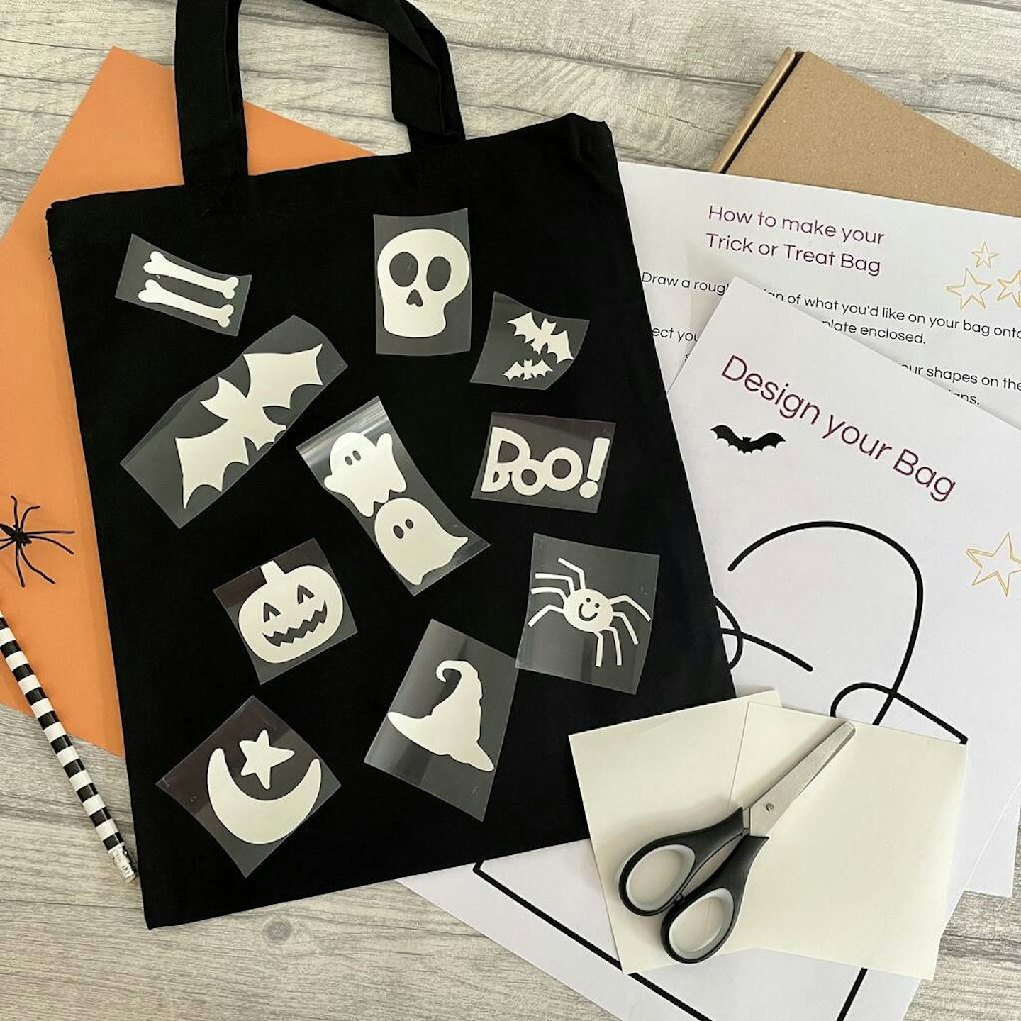 Make Your Own Halloween Trick Or Treat Bag Craft Kit