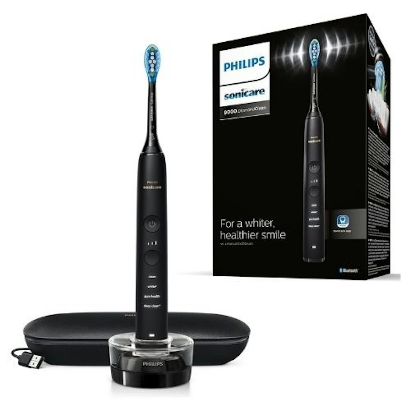 Philips Sonicare DiamondClean 9000 Black Electric Toothbrush