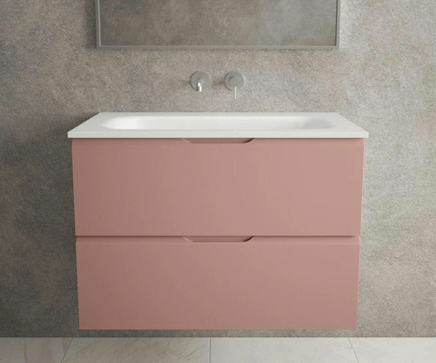 Tasca Two Drawer Vanity Unit With Beyondstone Basin