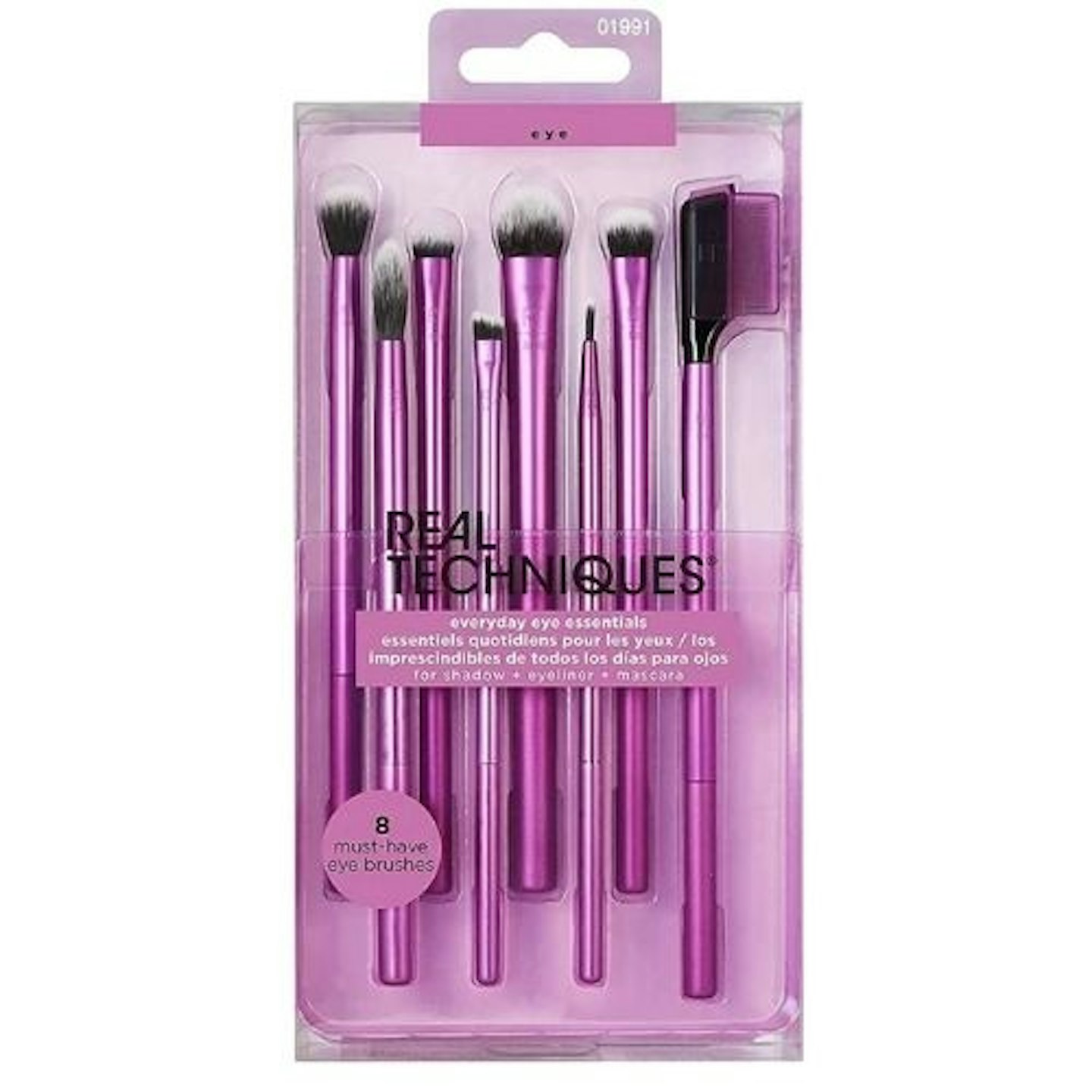 Real Techniques Everyday Eye Essentials 8-Piece Eyeshadow Brush Set