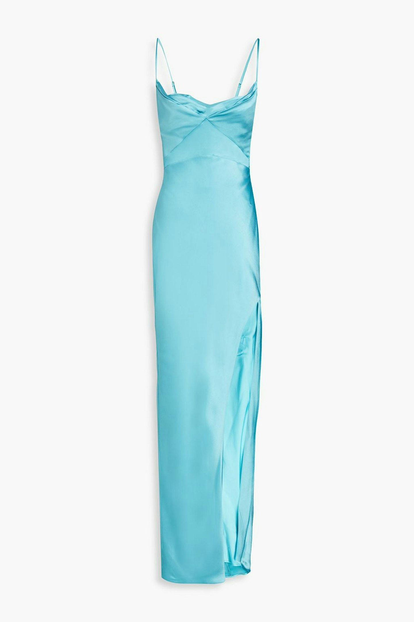 THE OUTNET, Nicholas Ariah Cowl Draped Satin Maxi Dress