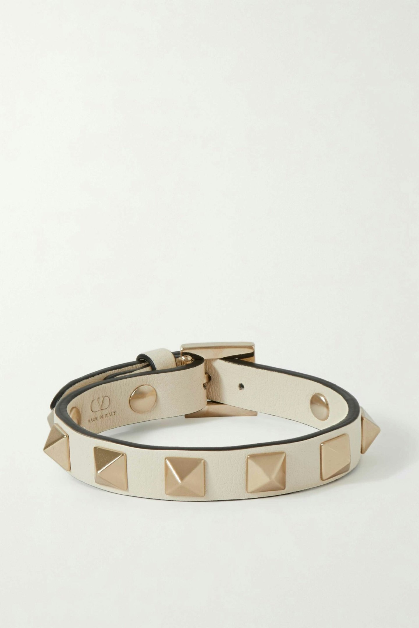 Valentino Garavani, The Rockstud Leather Bracelet