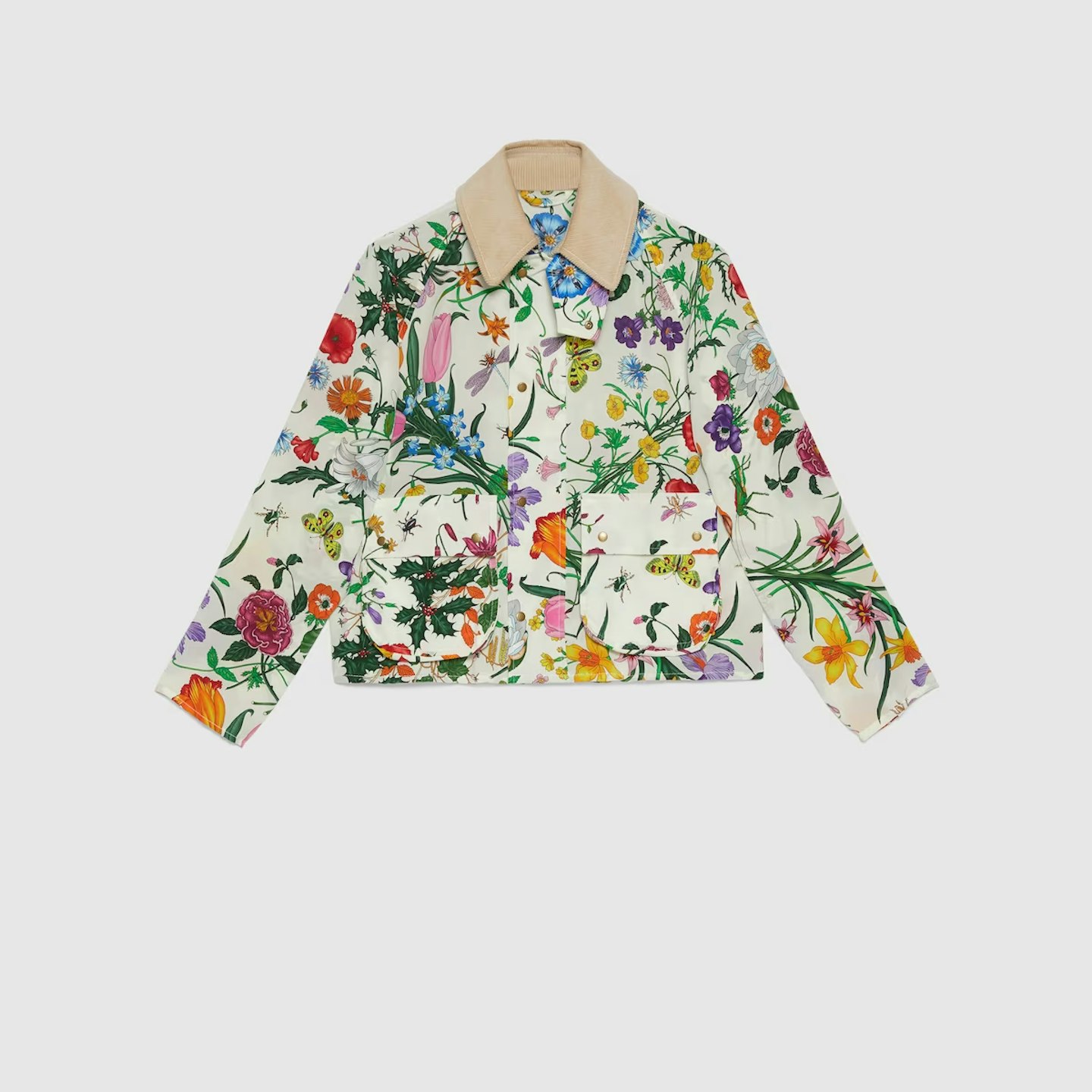 gucci floral barbour 