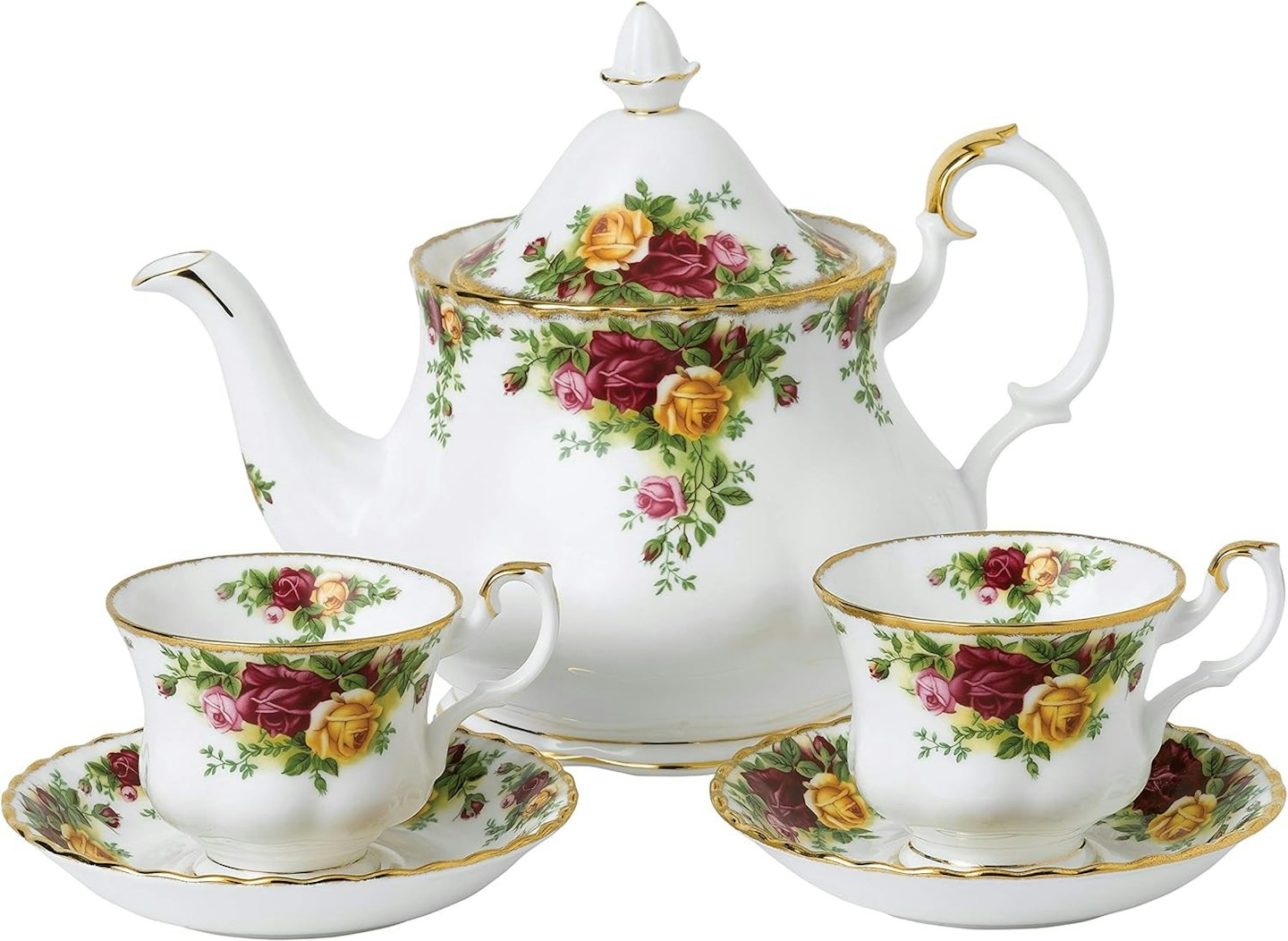 Royal Albert, Old Country Roses 5-piece tea for two set