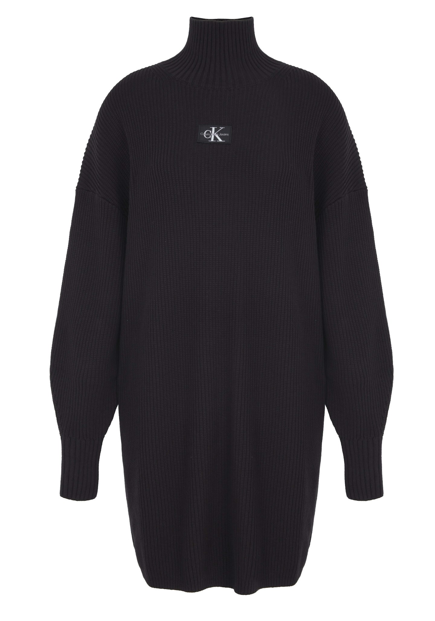 Calvin Klein Jeans Women's Woven Label Loose Sweater Dress