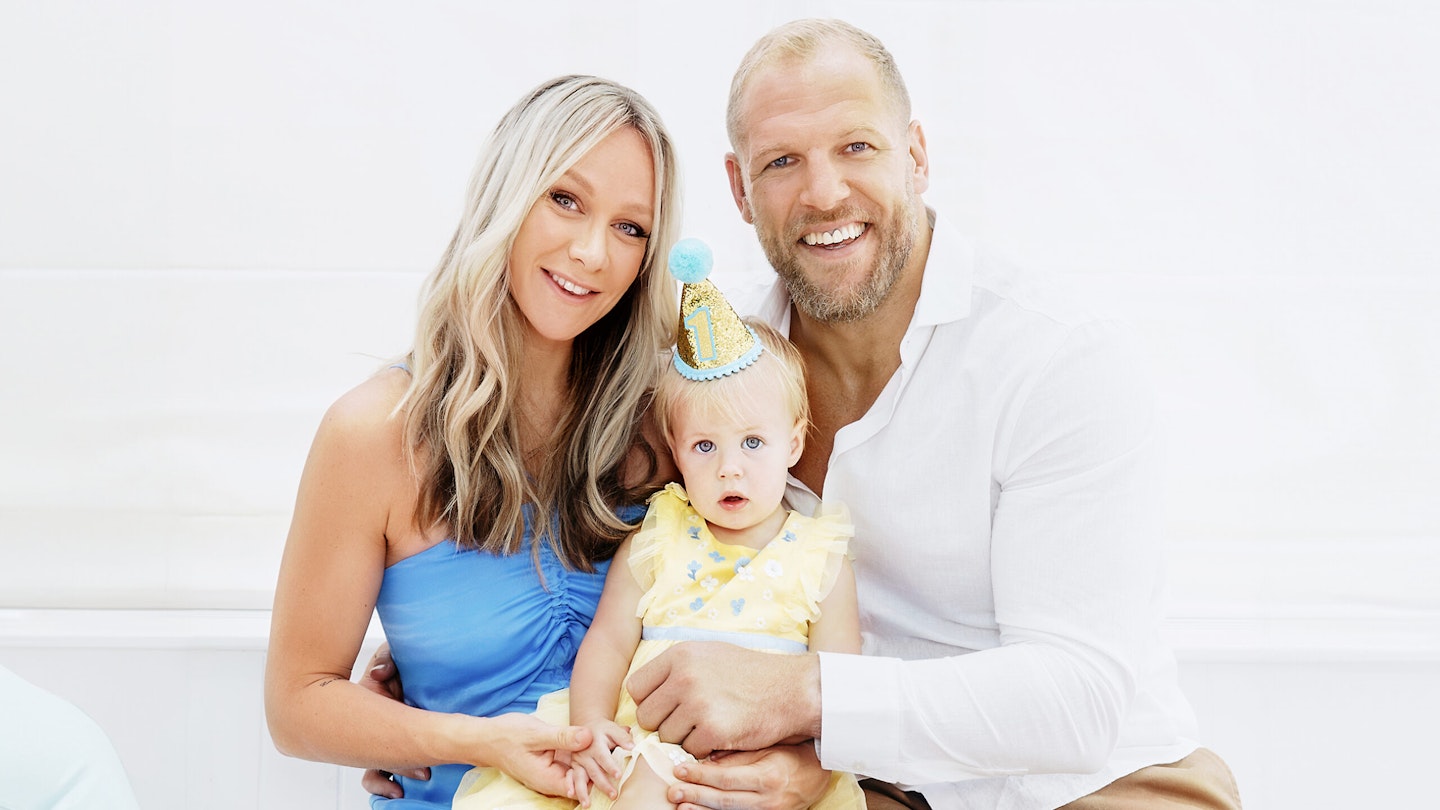 Chloe Madeley, James Haskell and Bodhi