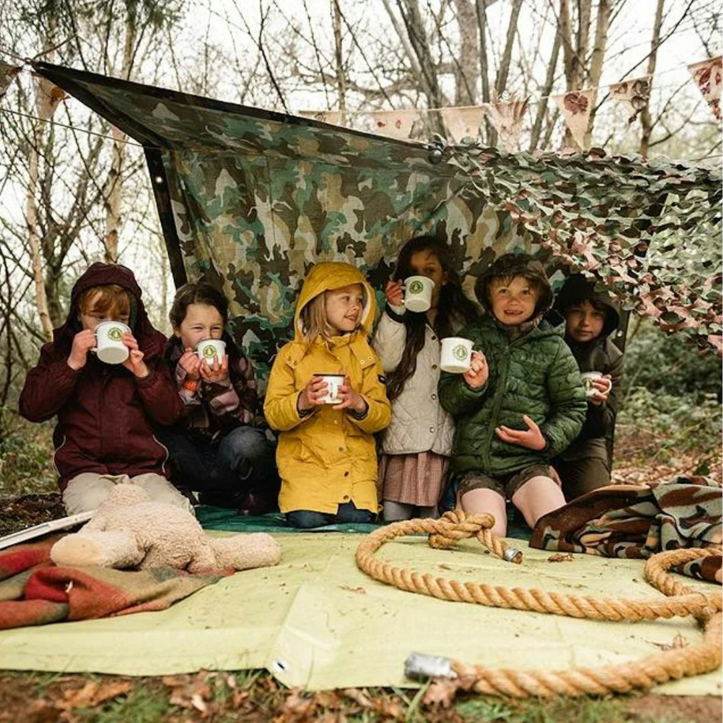 Best Christmas Gifts For Kids: The Den Kit Company Forest Den Kit