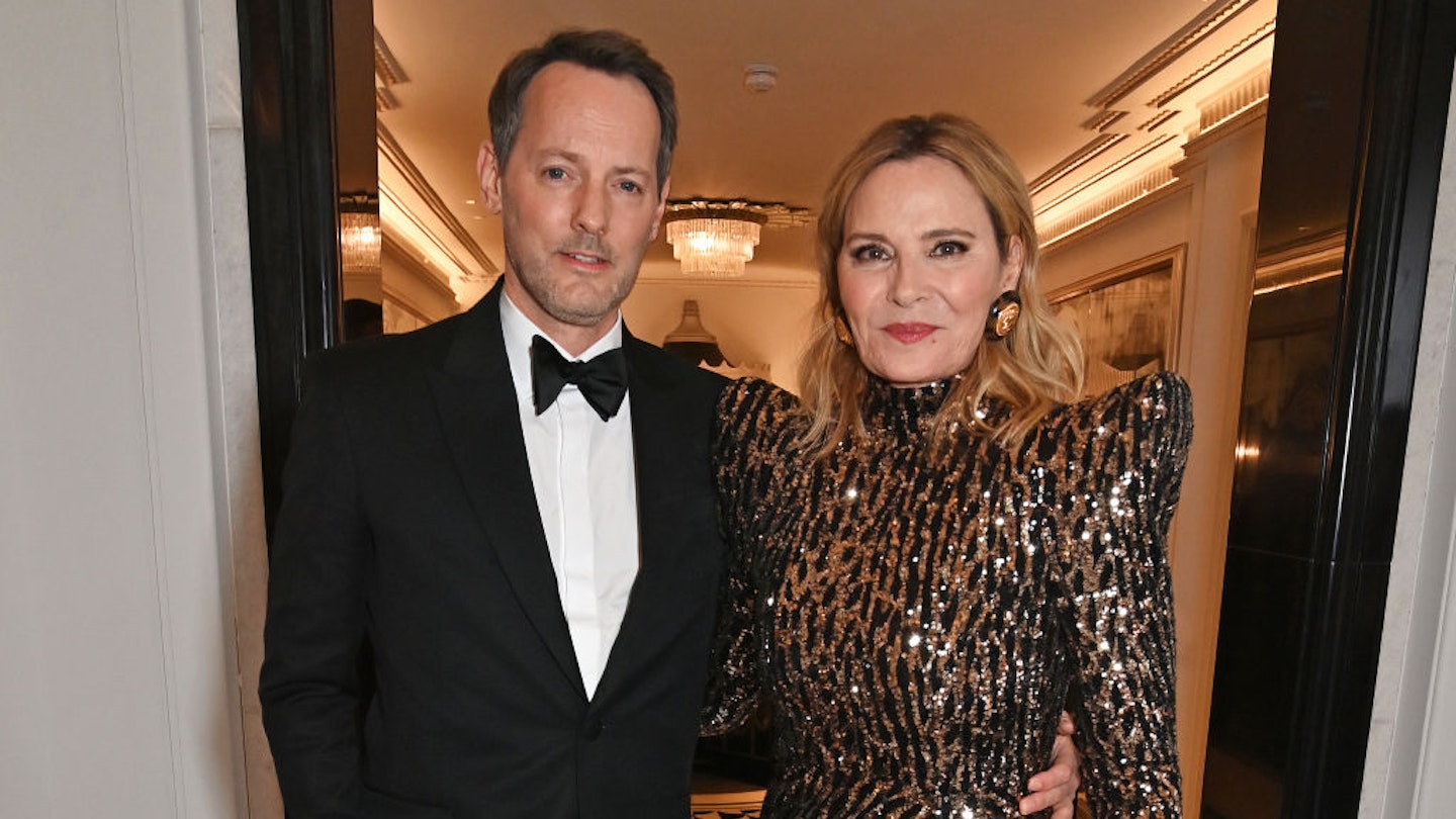 Kim Cattrall and Russell Thomas