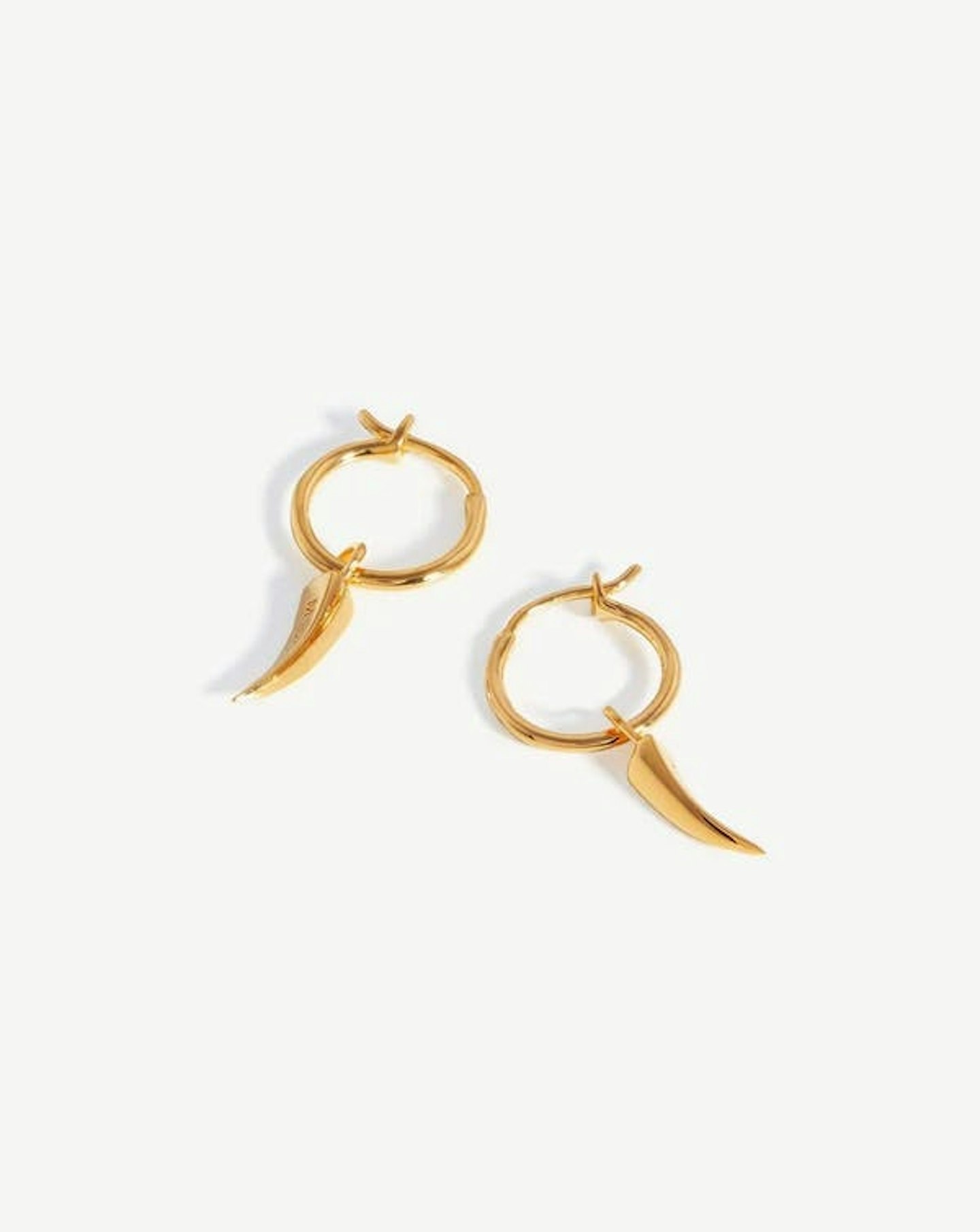 Missoma, Mini Claw Charm Hoop Earrings