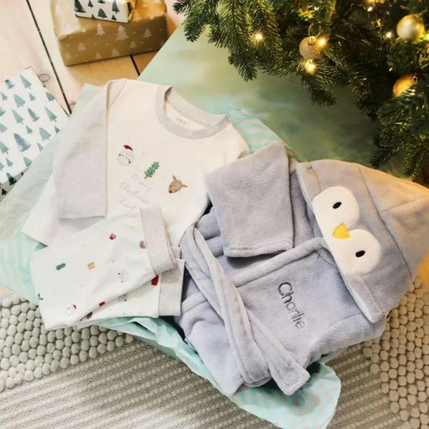 Best Christmas Gifts For Kids: Personalised Christmas Pyjamas & Robe Set