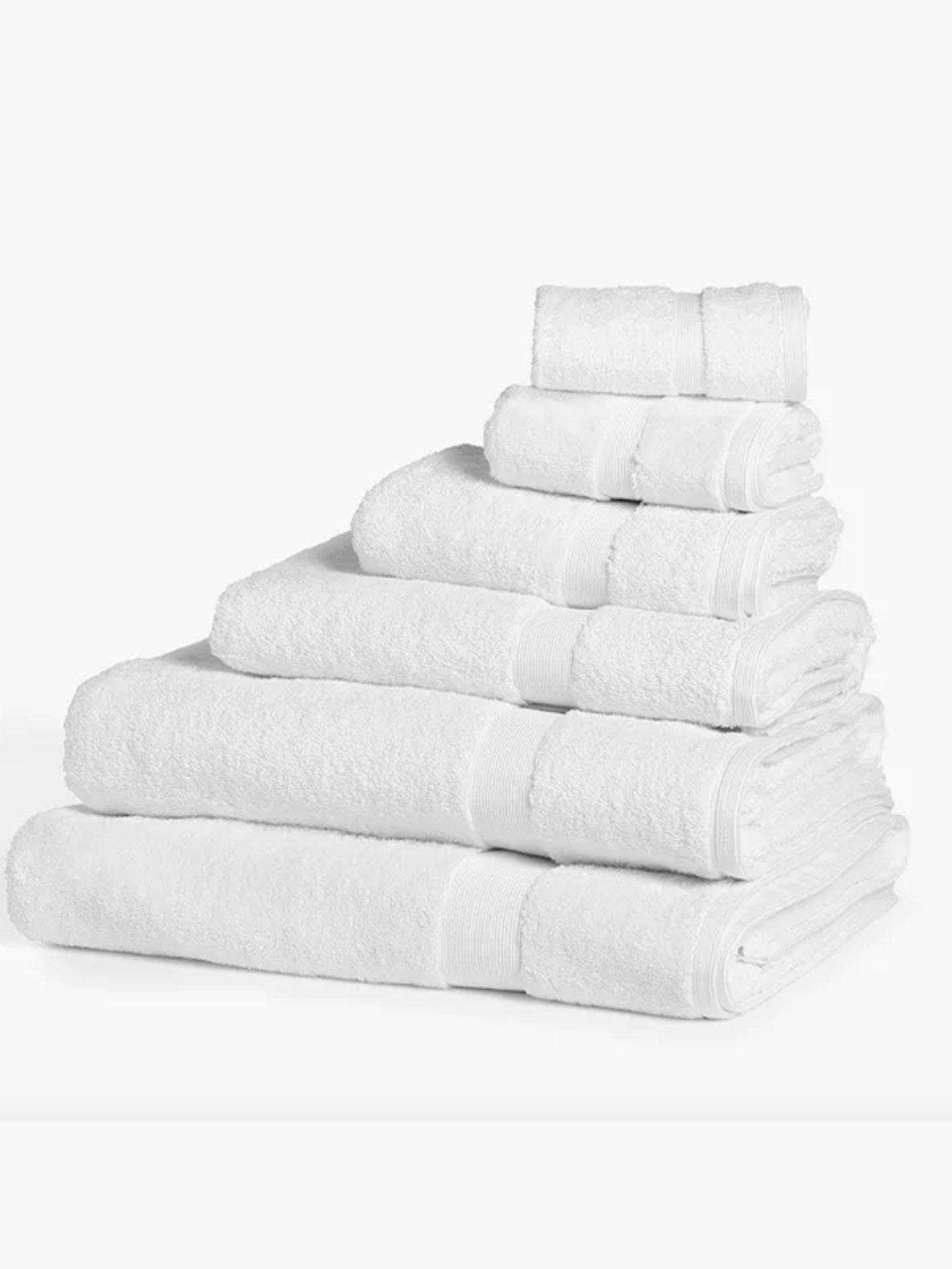 John Lewis Egyptian Cotton Bath Towel, White