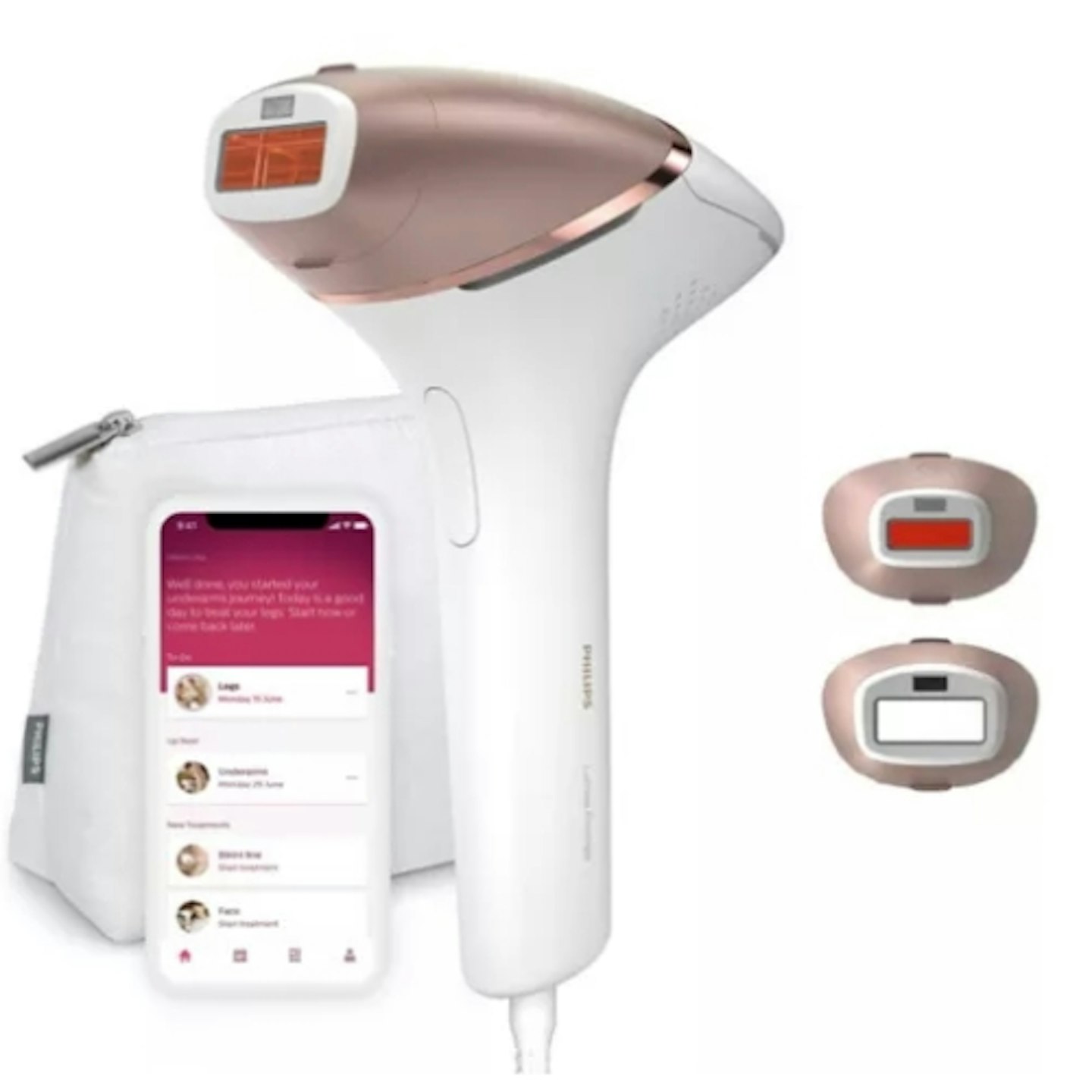Philips Lumea IPL 8000 Series, Corded with 2 Attachments for Body and Face – BRI945/00