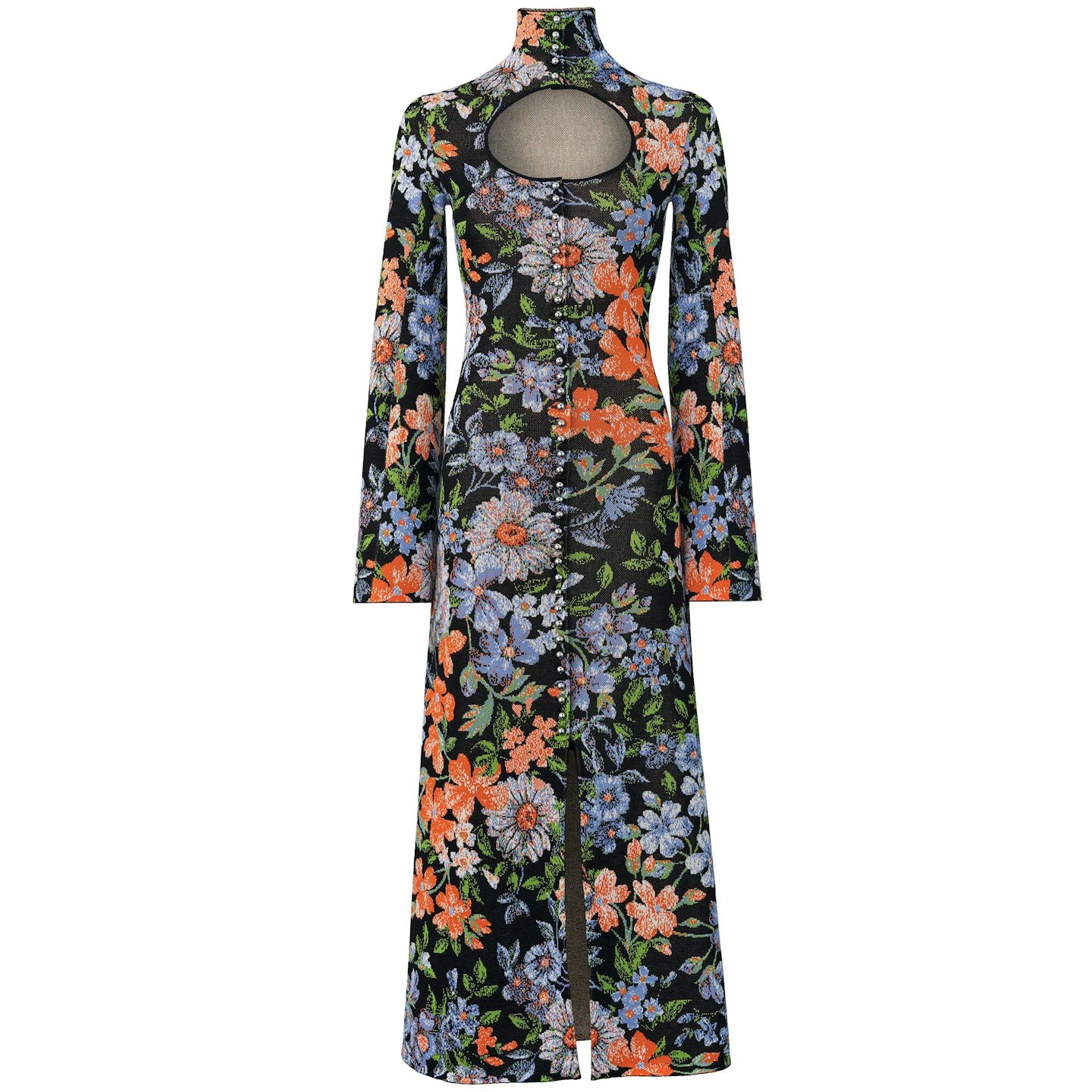 rabanne x h&m floral dress 