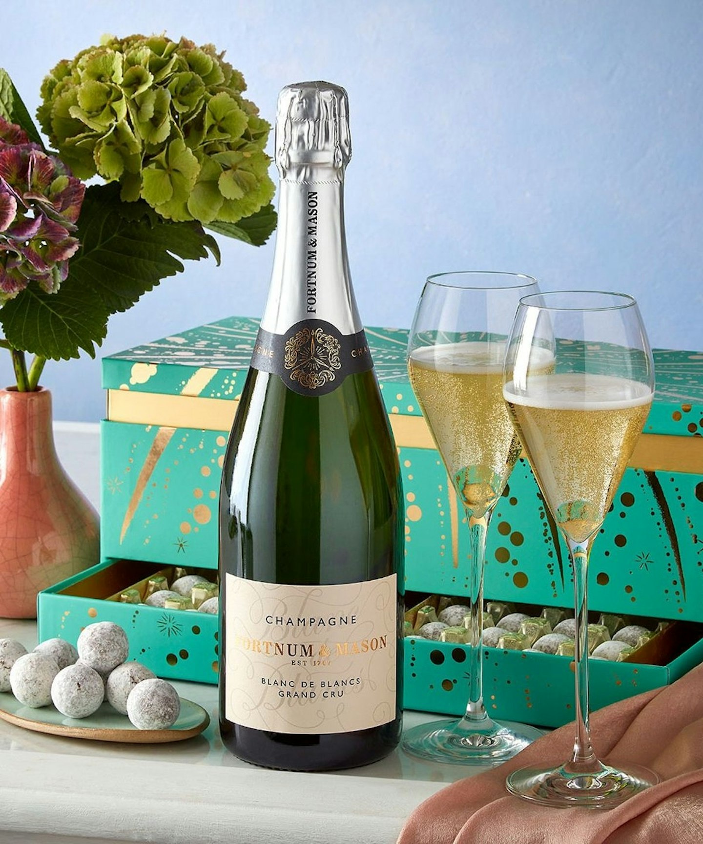 Fortnum and Mason The Champagne & Chocolate Gift Box