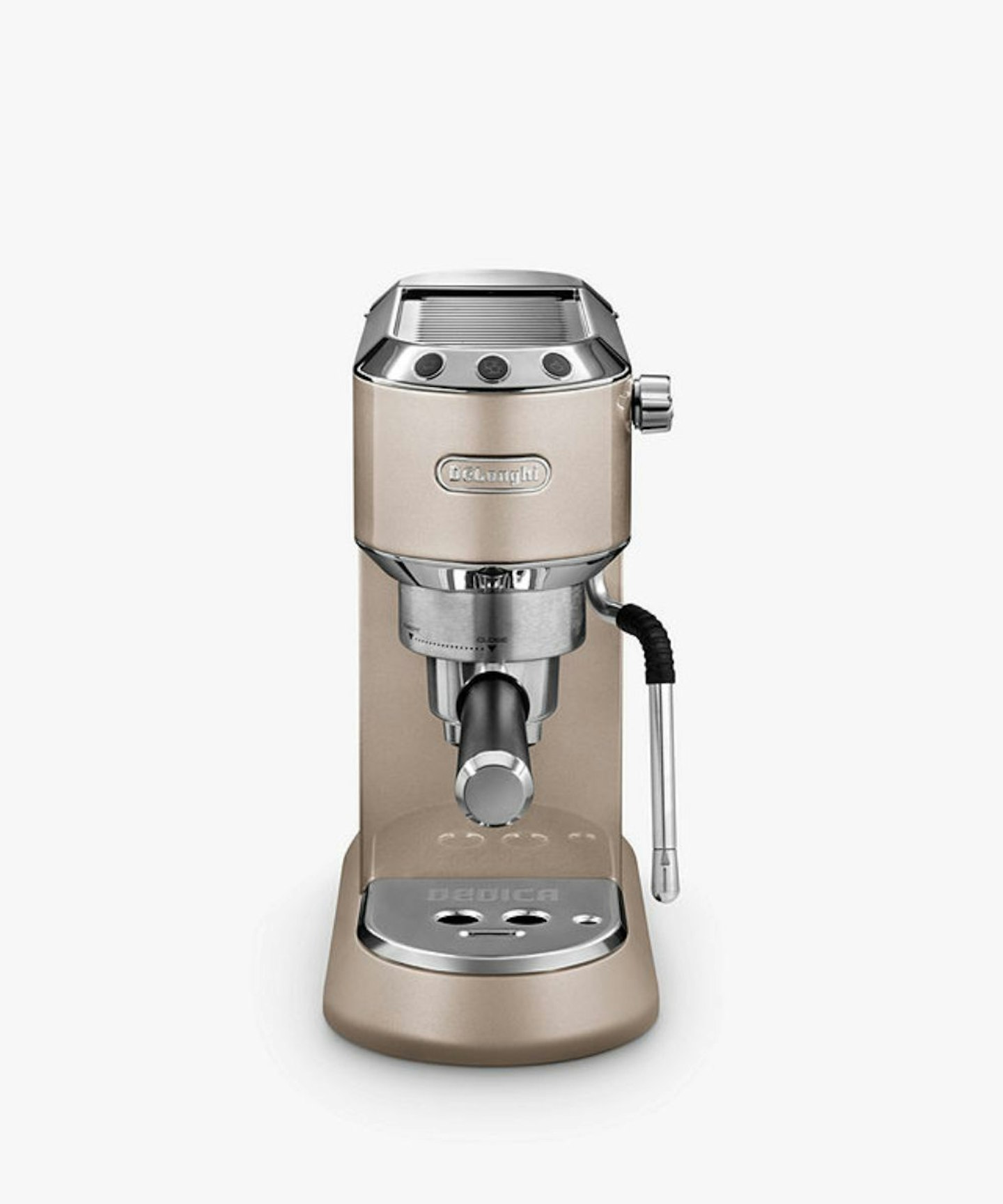 De'Longhi Dedica Arte Metallics Espresso Coffee Machine, Beige