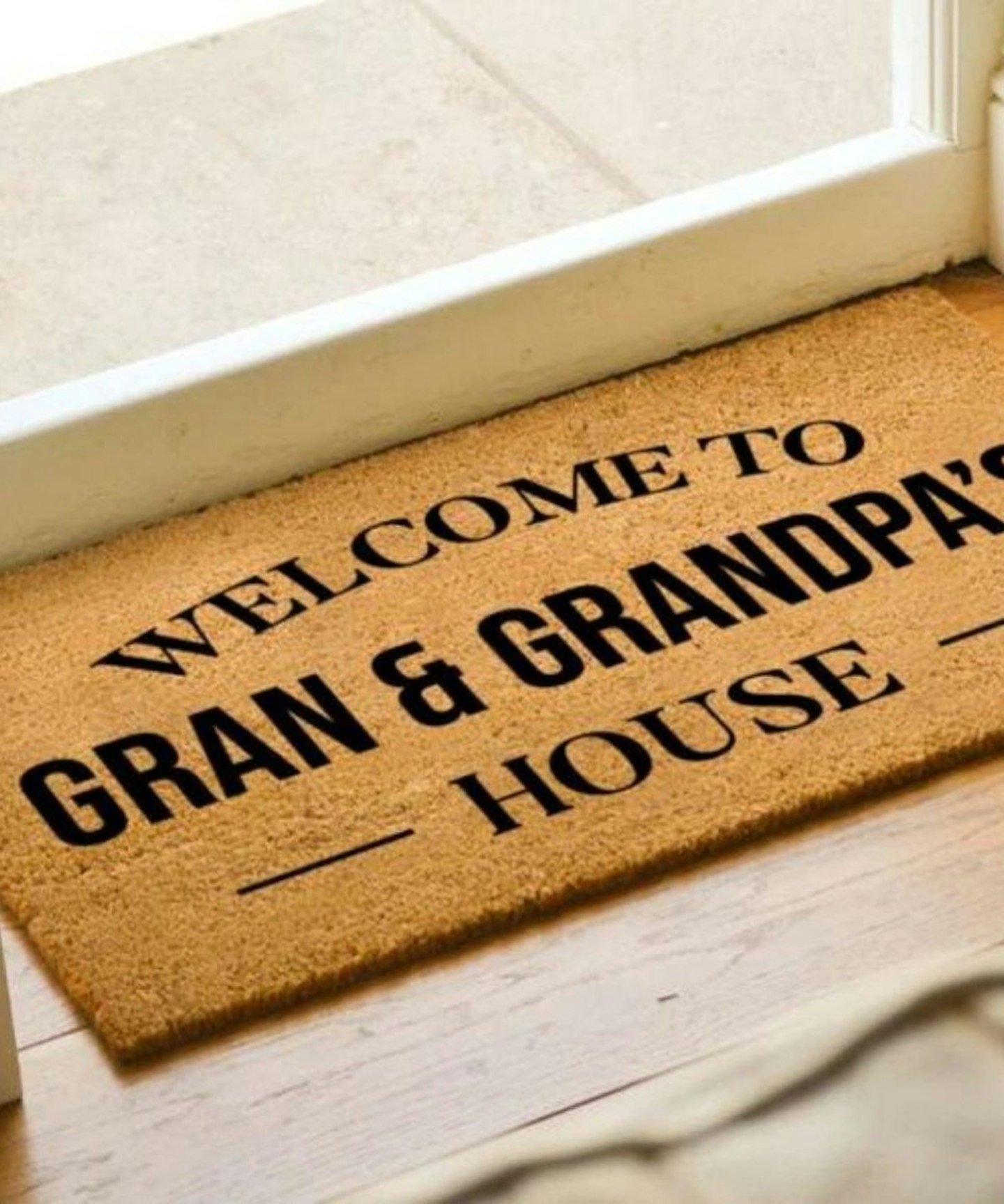 Personalized Doormat - Welcome To Gran & Grandpa's House