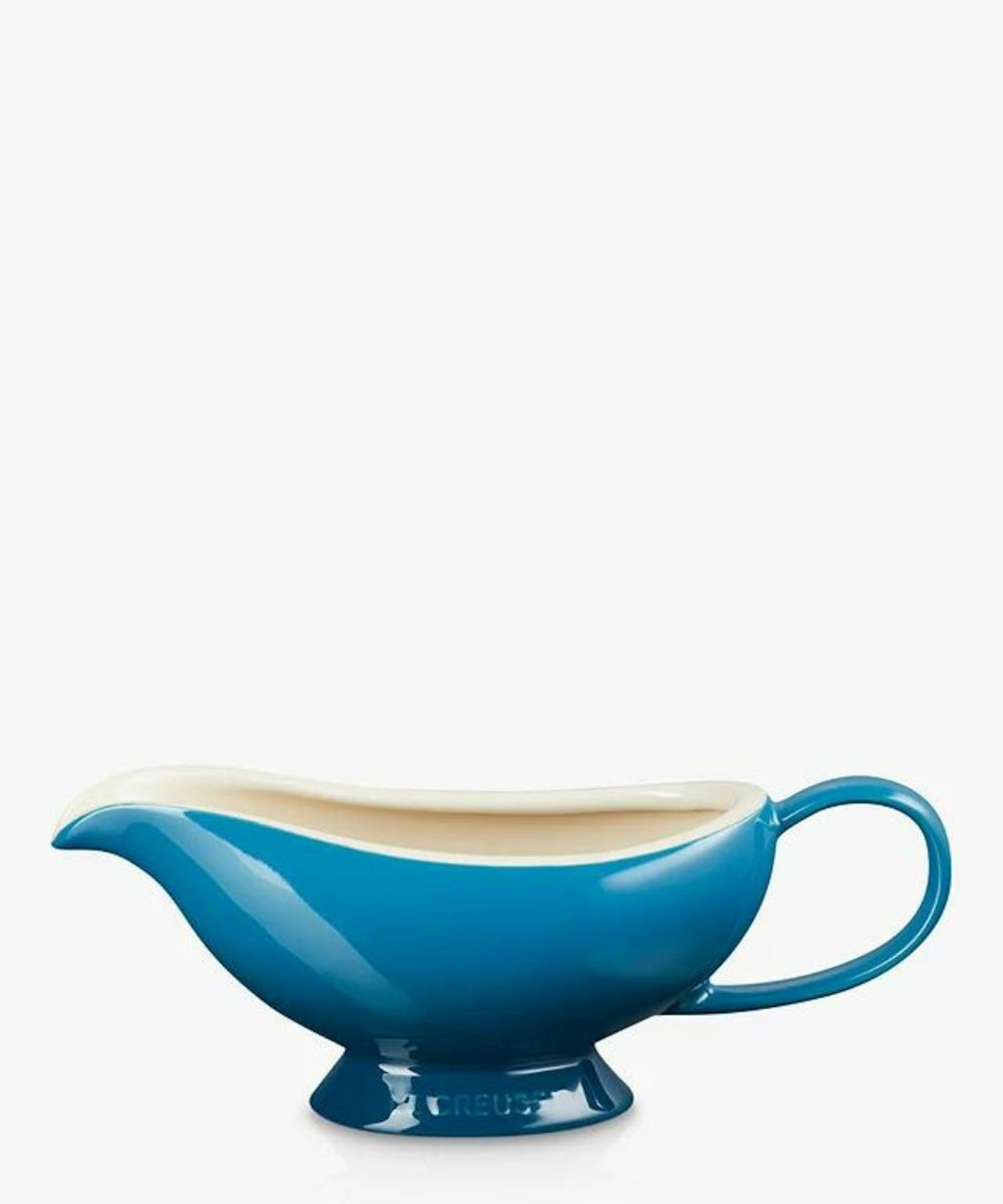 Le Creuset Stoneware Gravy Boat, 400ml, Deep Teal
