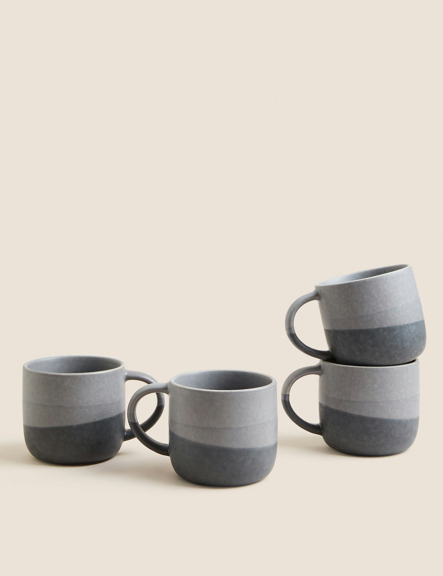 M&S COLLECTION Set of 4 Dipped Mugs