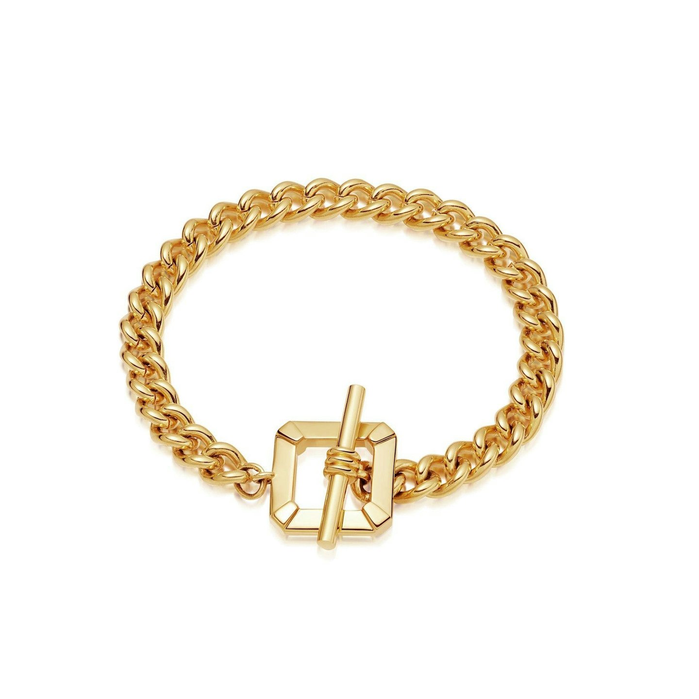 Missoma, Lucy Williams Gold T-Bar Chain Bracelet