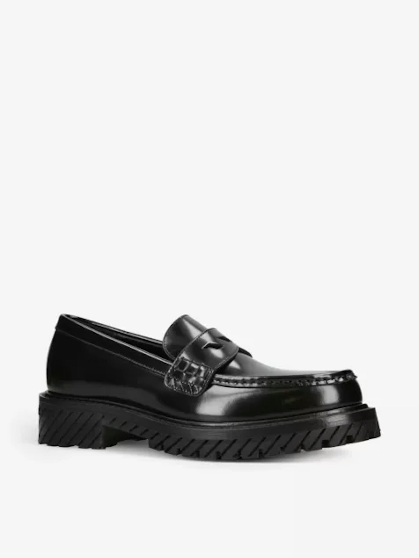 OFF-WHITE C/O VIRGIL ABLOH Combat Leather Loafers