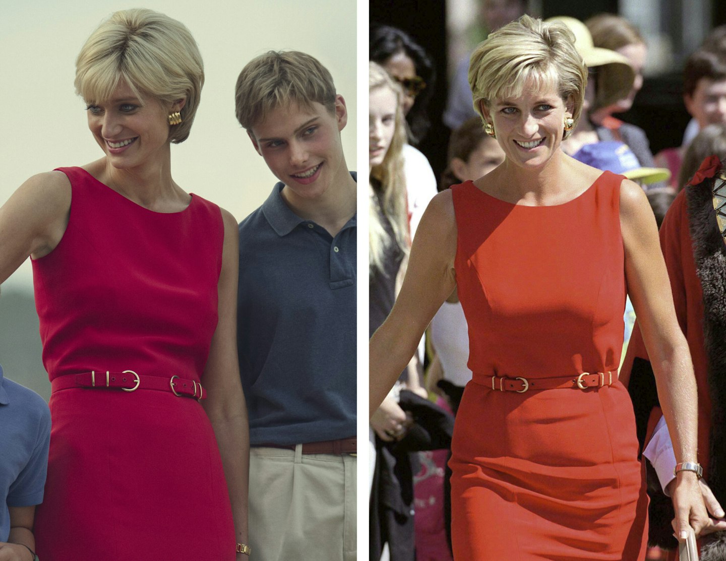 Princess Diana's outfits in The Crown