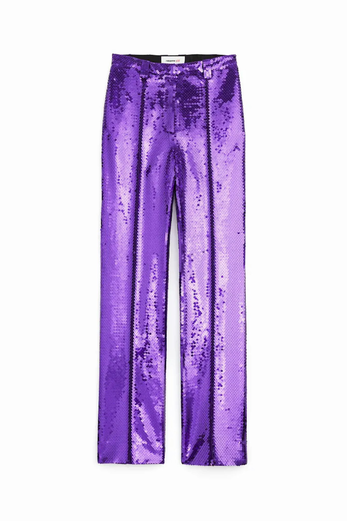 rabanne x h&m sequin trousers 