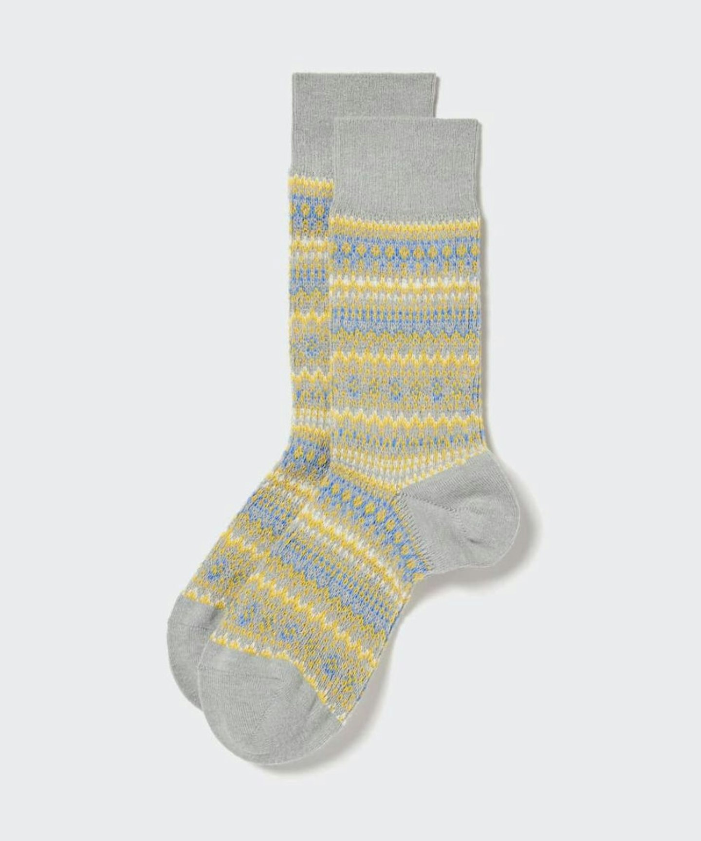 Heattech Fair Isle Thermal Socks