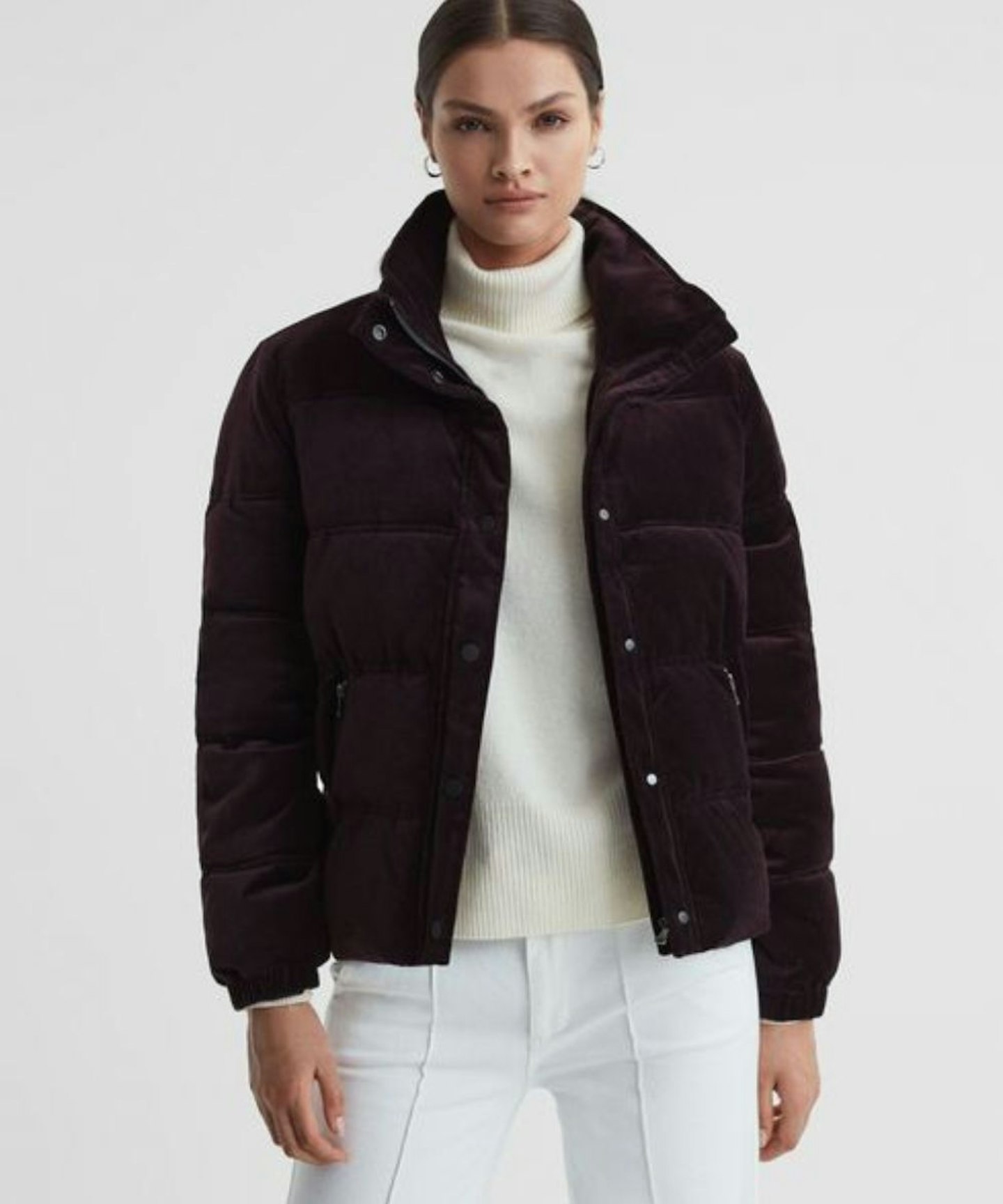 Paige Velvet Quilted Coat