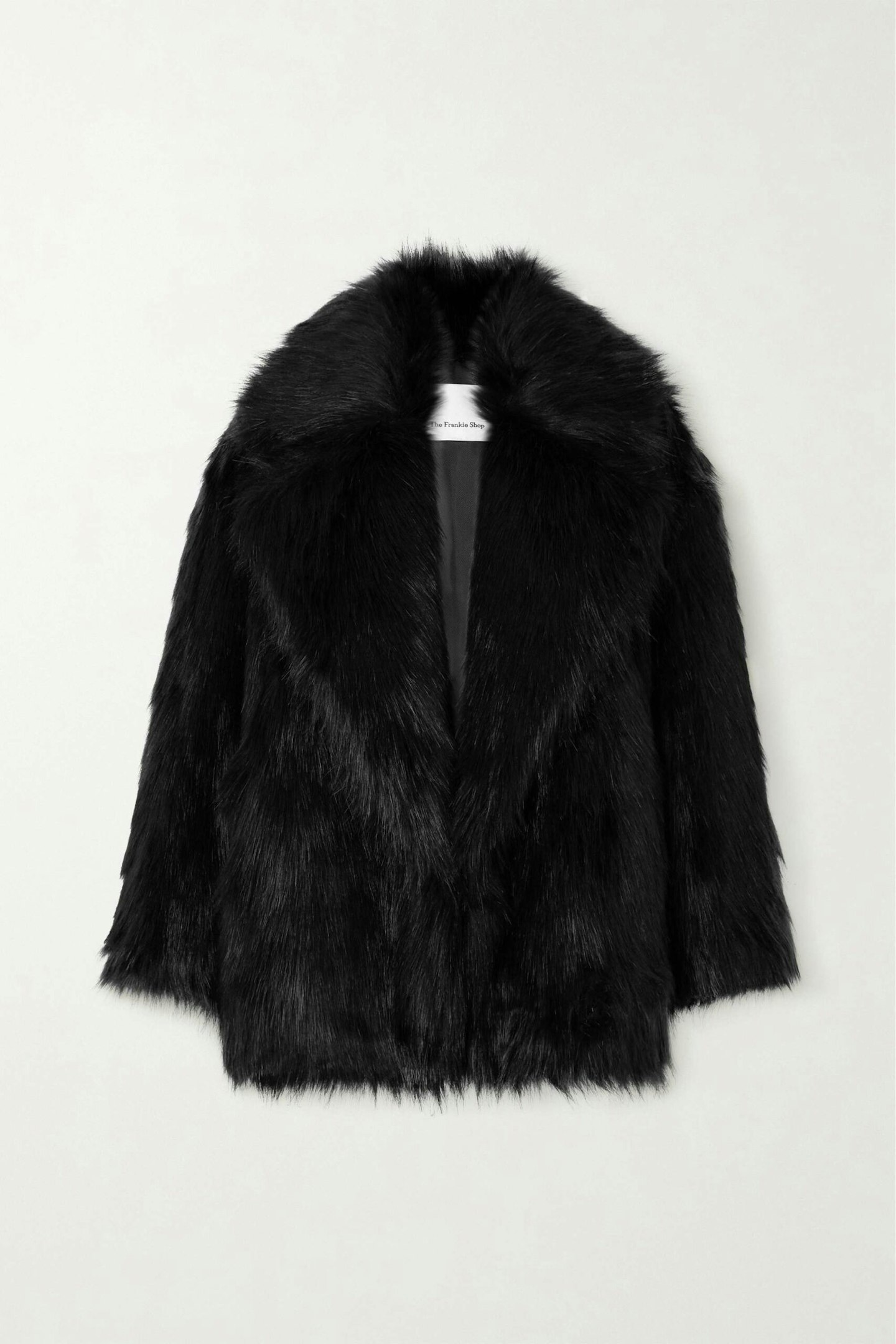 The Frankie Shop faux fur jacket selena gomez
