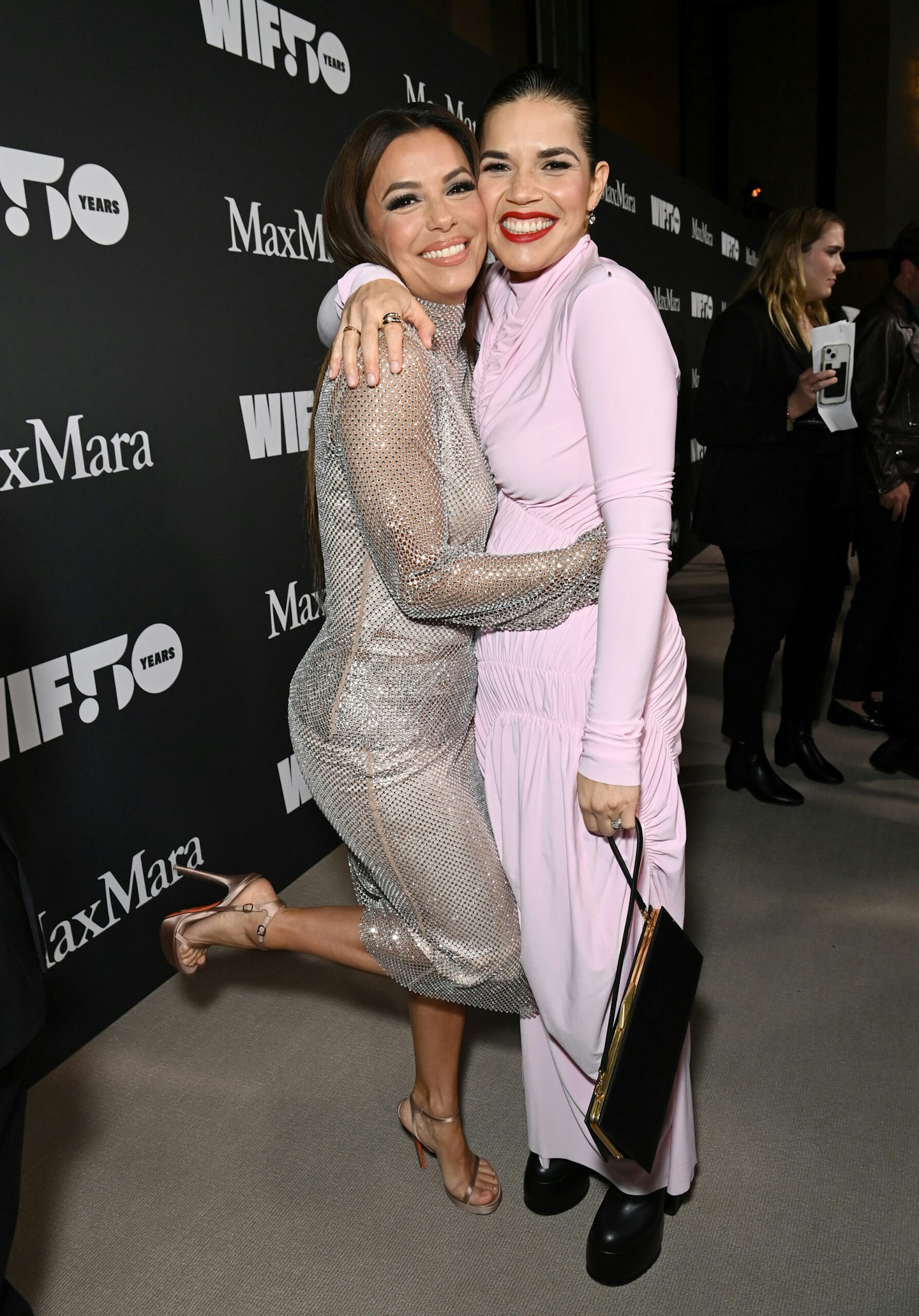 Eva Longoria and America Ferrera women in film gala