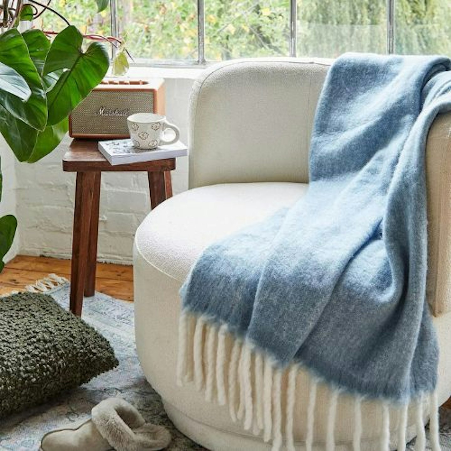Urban Outfitters, Mid Blue Cosy Blanket