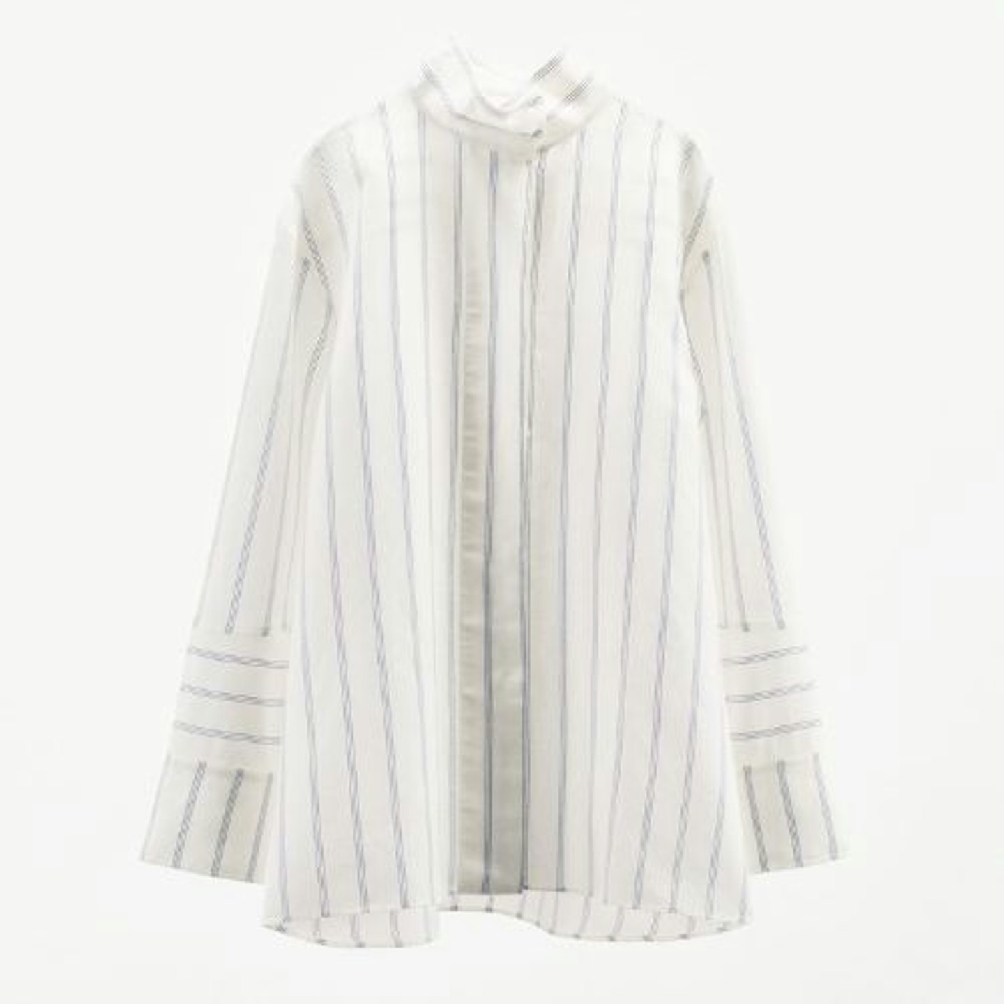 Zara, Striped Oversized Shirt