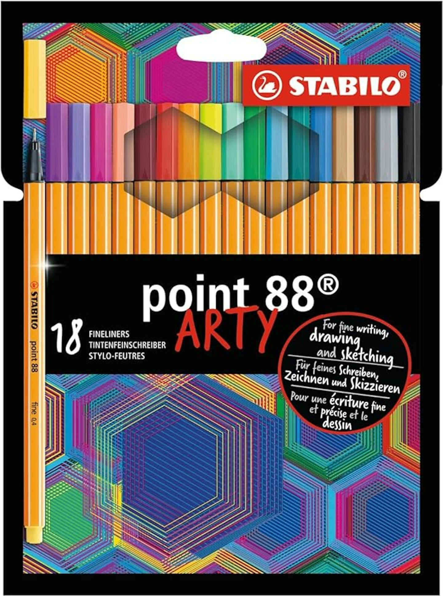 Fineliner - STABILO point 88 - ARTY - Tin of 66