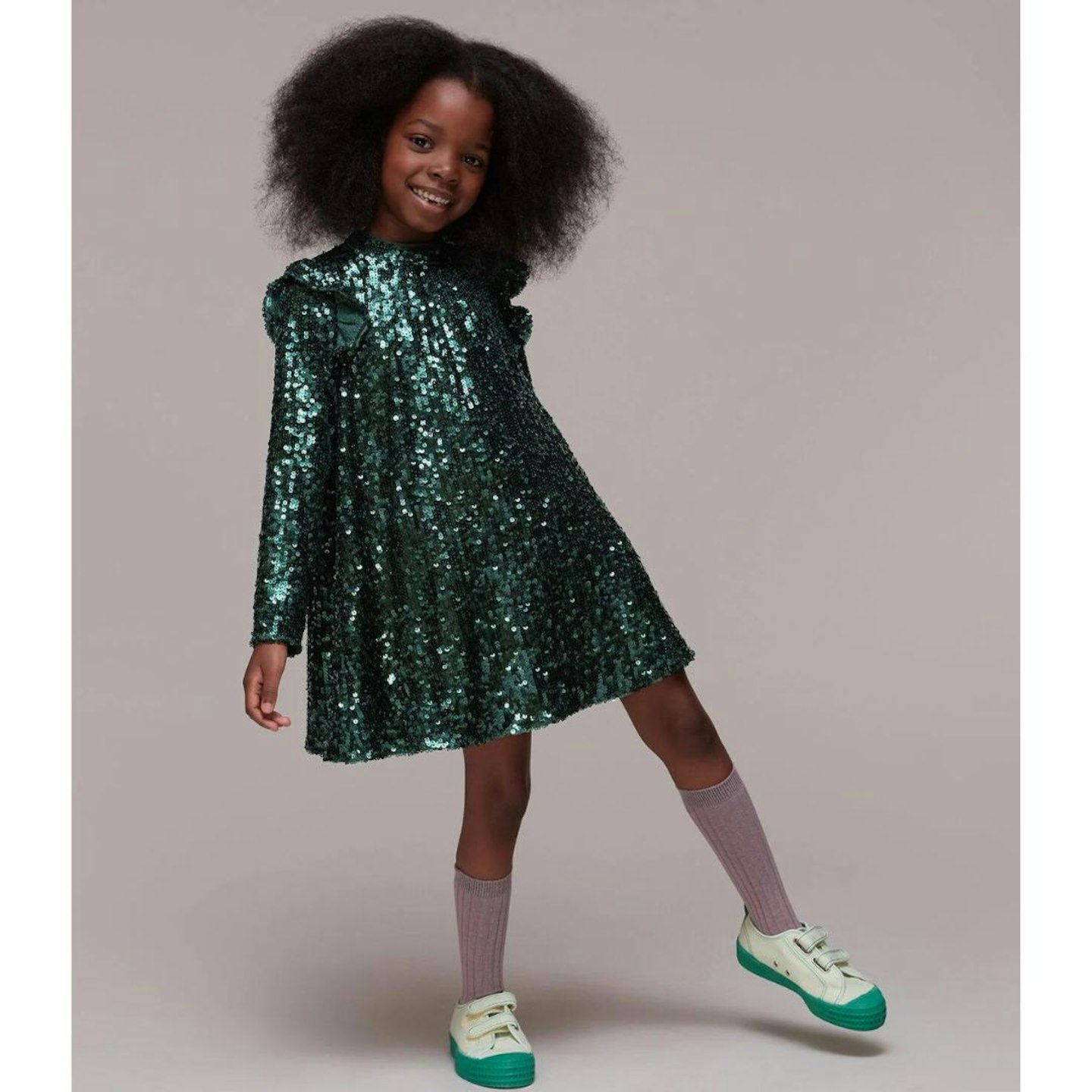Best Christmas Day Outfits For Kids: Alma Sequin Dress