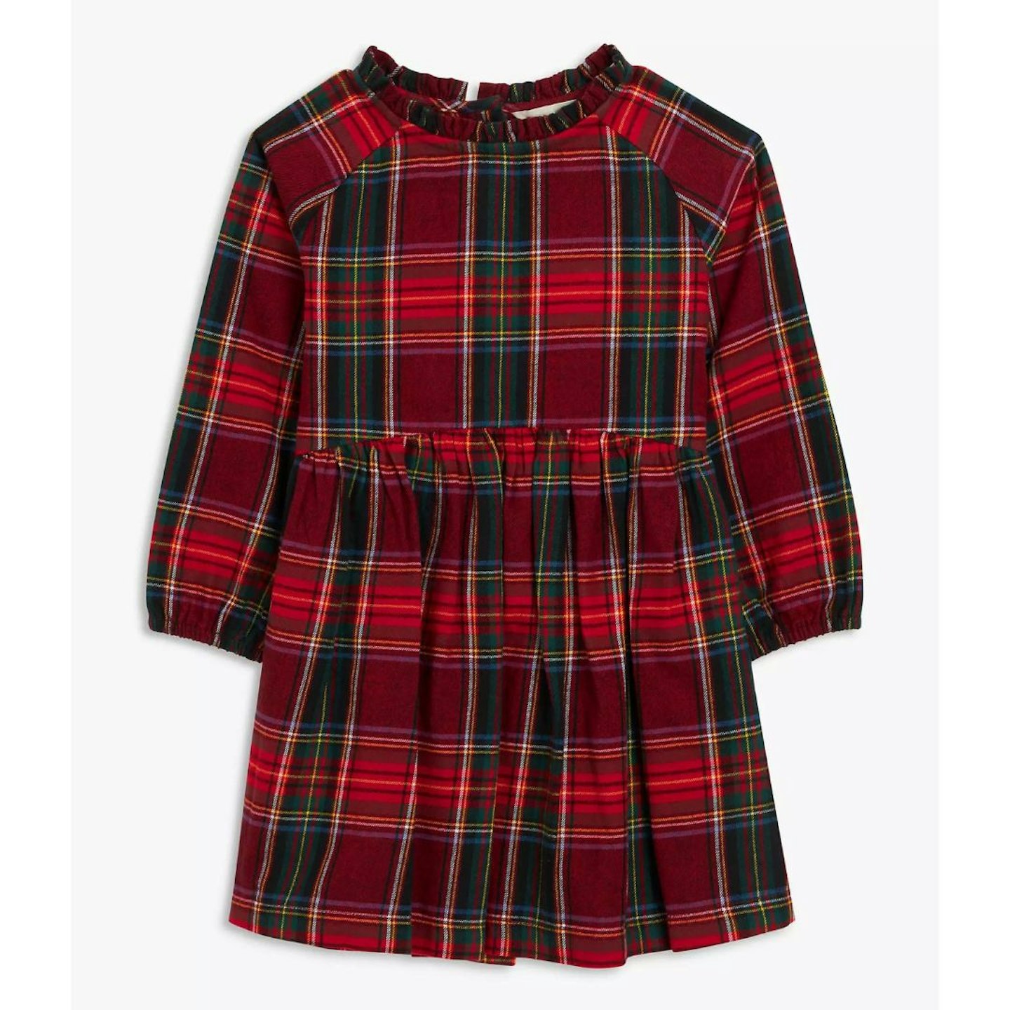 Best Christmas Day Outfits For Kids: Baby Brushed Cotton Check Dress