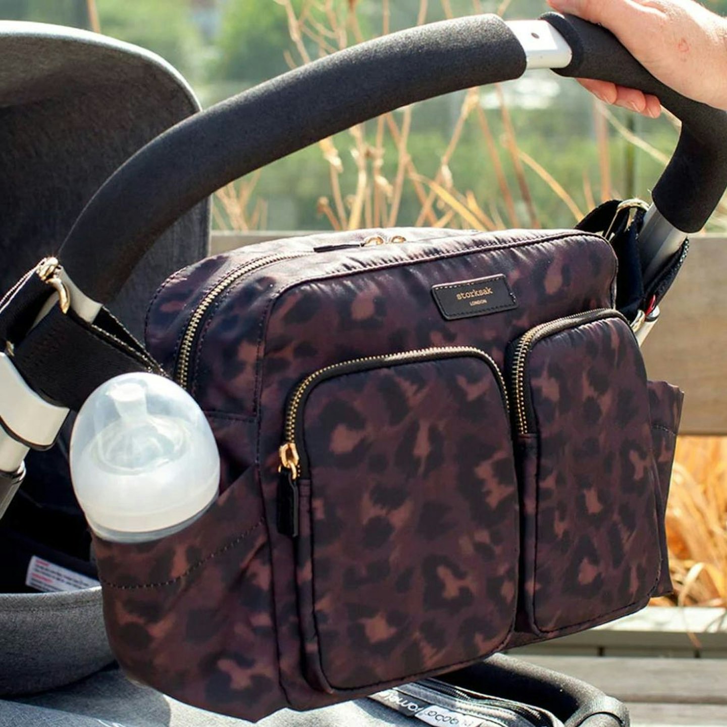 Storksak Stroller Organiser - Leopard