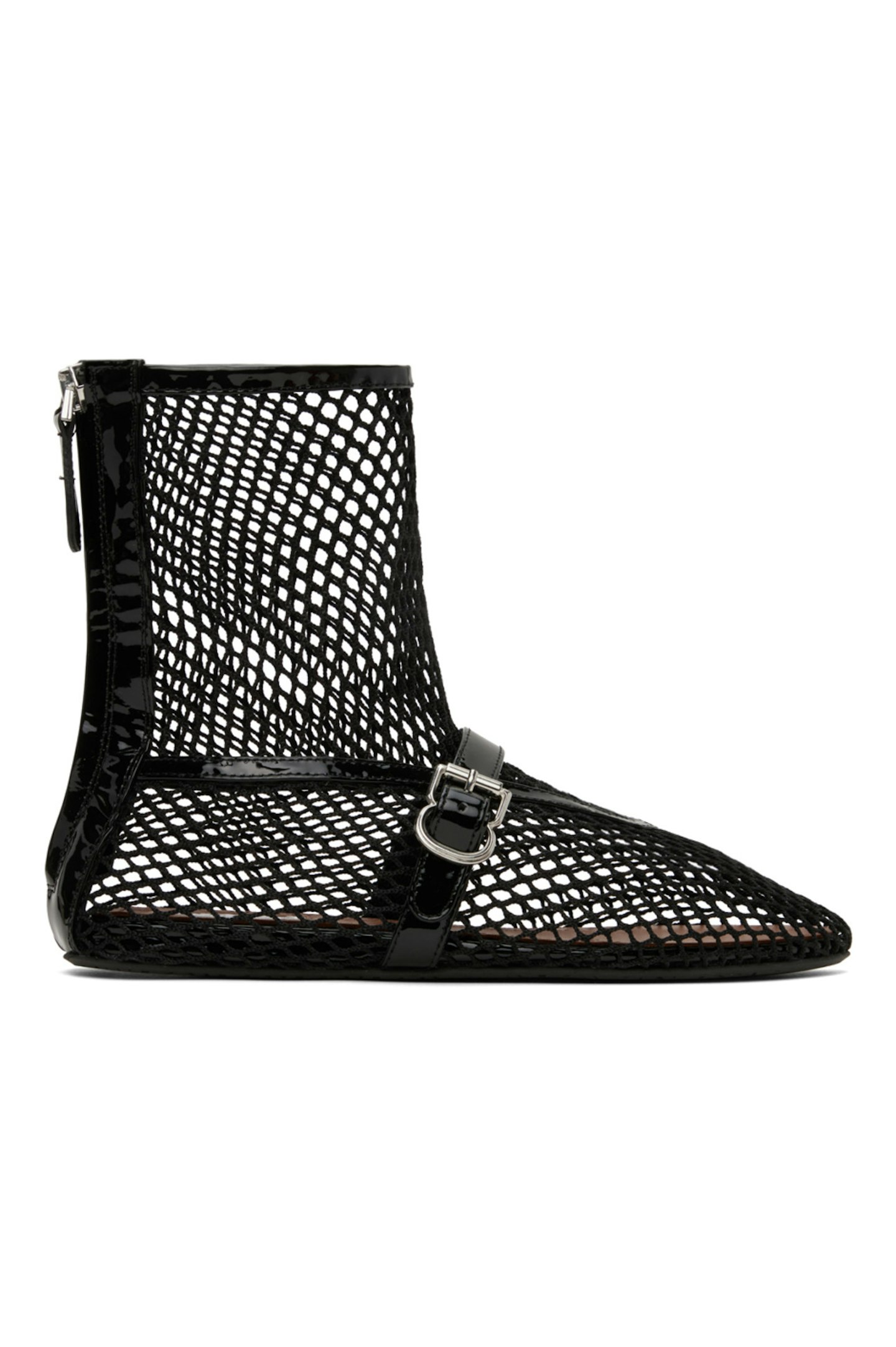 Alaïa, Black Fishnet High Boots