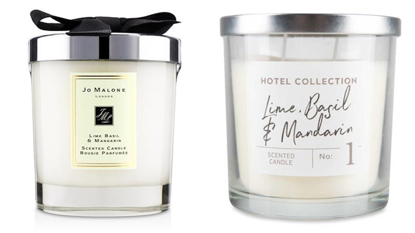 Hotel Collection Lime, Basil & Mandarin Scented Candle 